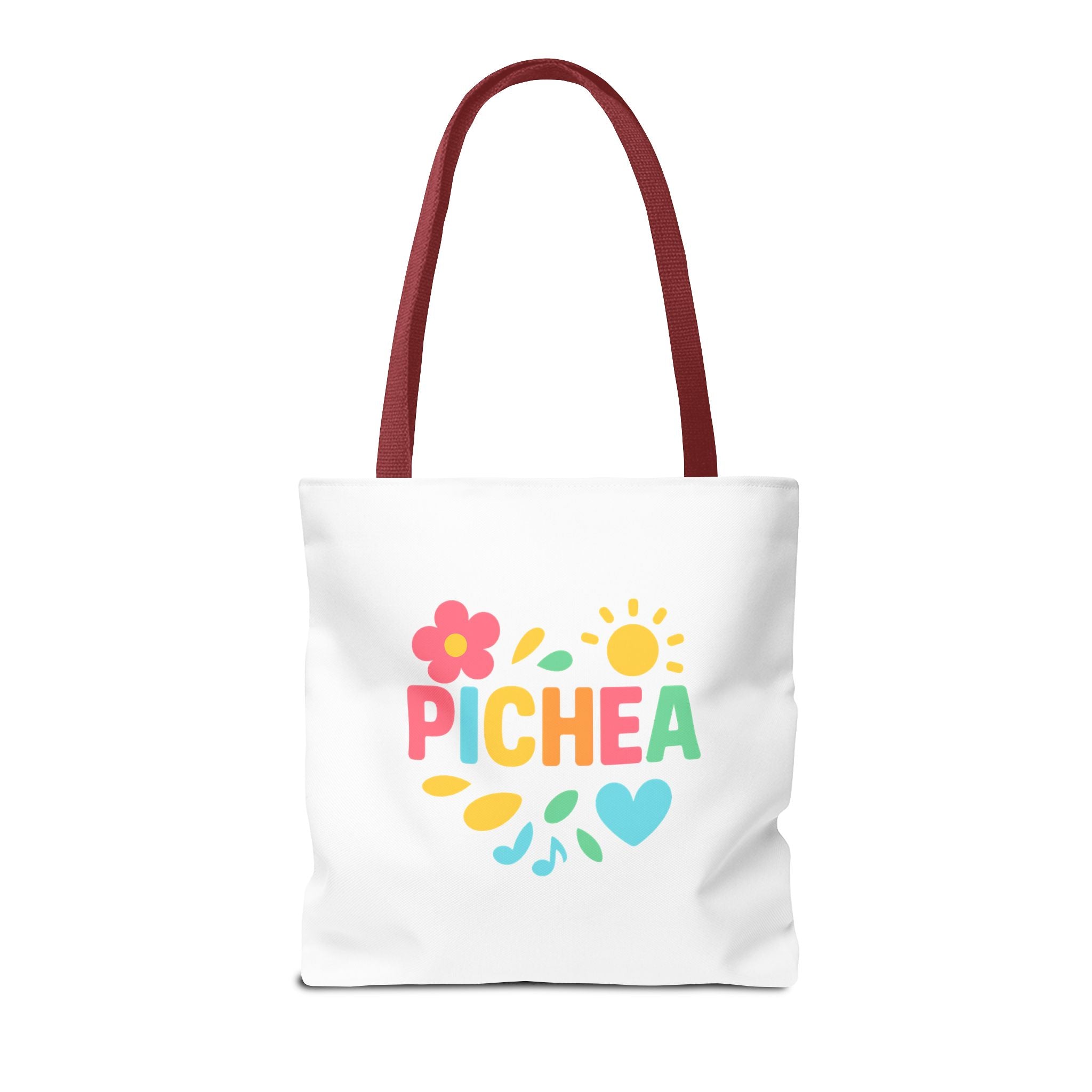 Pichea Colorful Floral Tote Bag, Shopping Bag, Beach Tote, Gift for Her, Eco-Friendly Bag, Spring/Summer Style