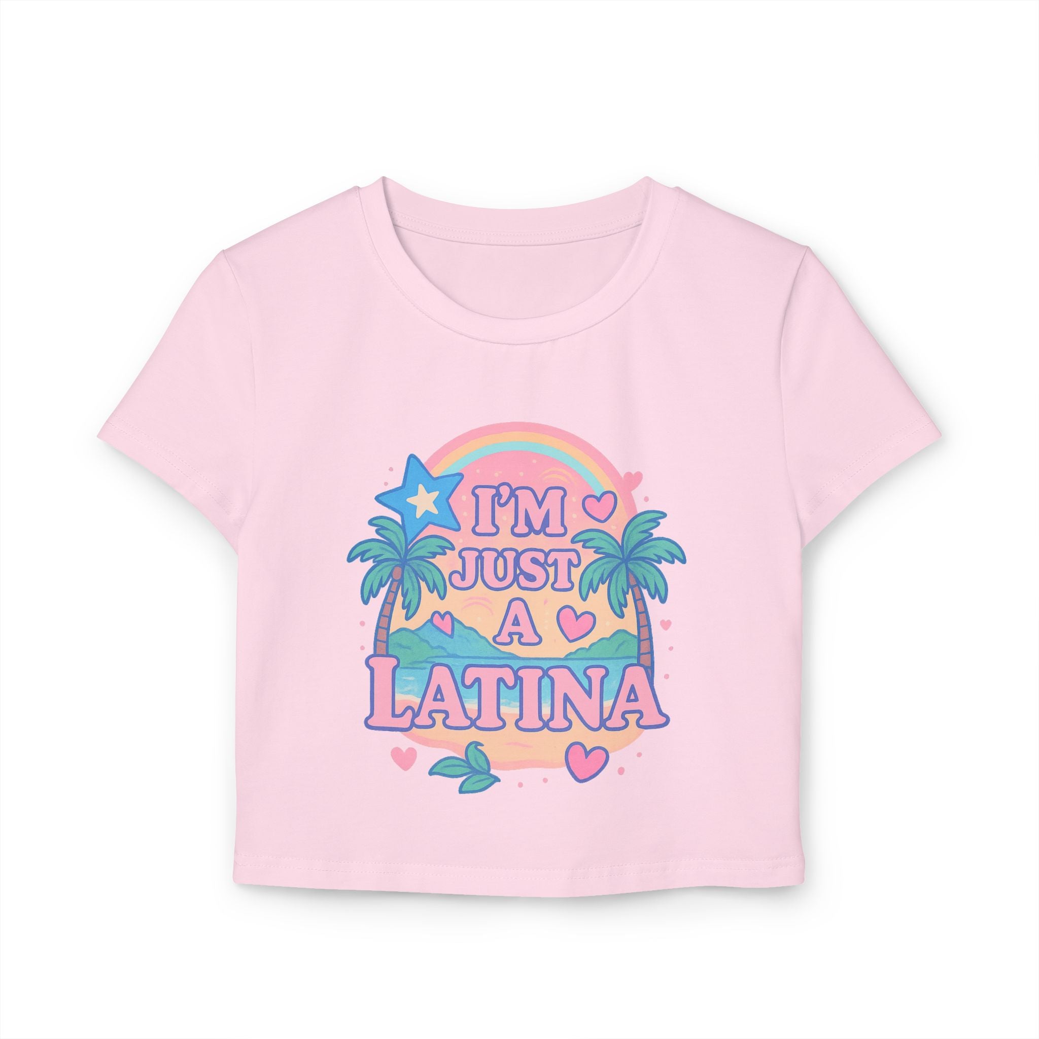 Cute Latina Baby Tee, Trendy Crop Top, Summer Vibes Shirt, Gift for Latinas, Casual Everyday Wear