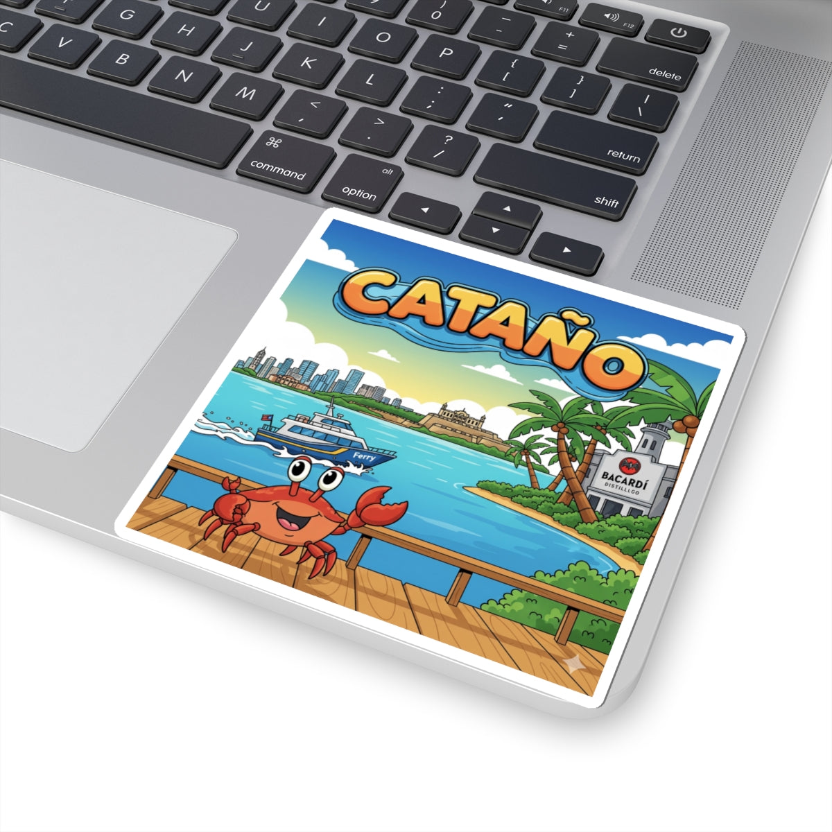 Cataño Crab Kiss-Cut Stickers