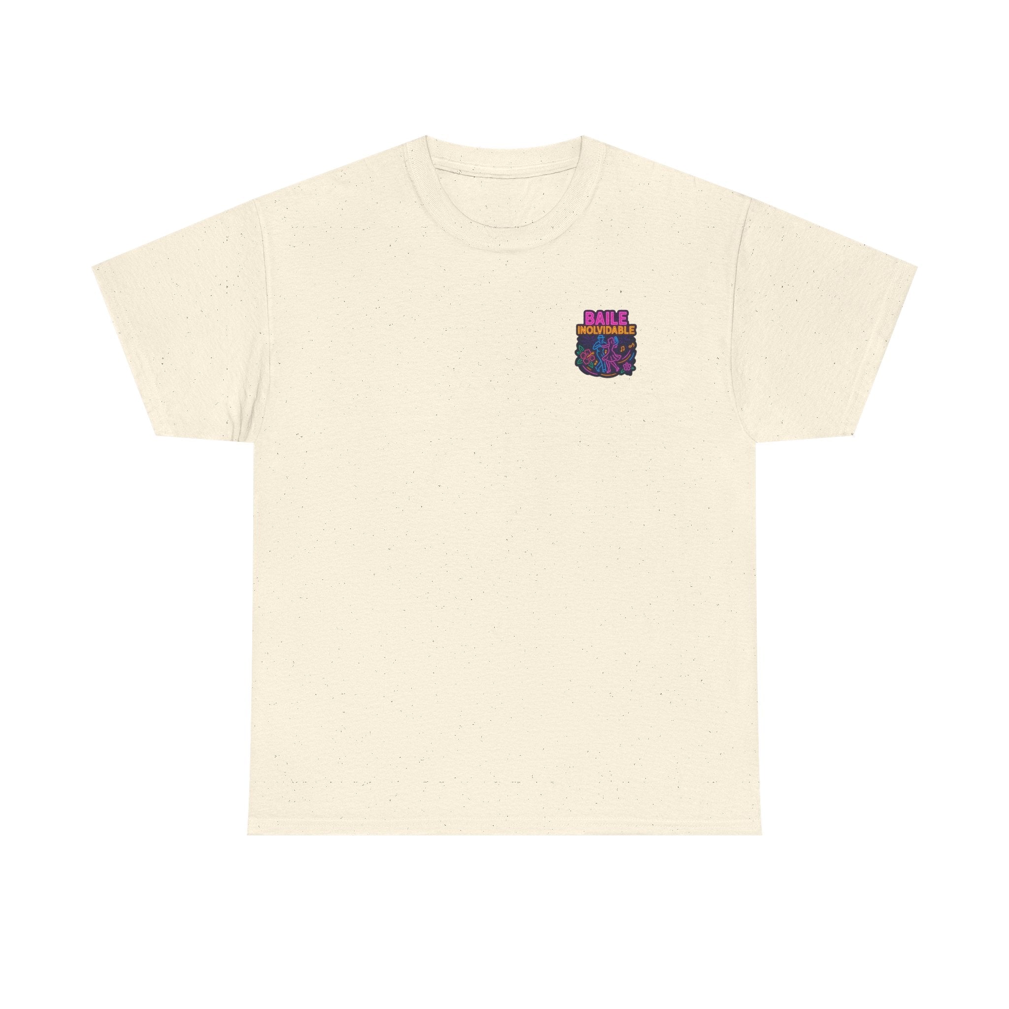 Unisex Heavy Cotton Tee - Colorful 'Baile Inolvidable' T-Shirt
