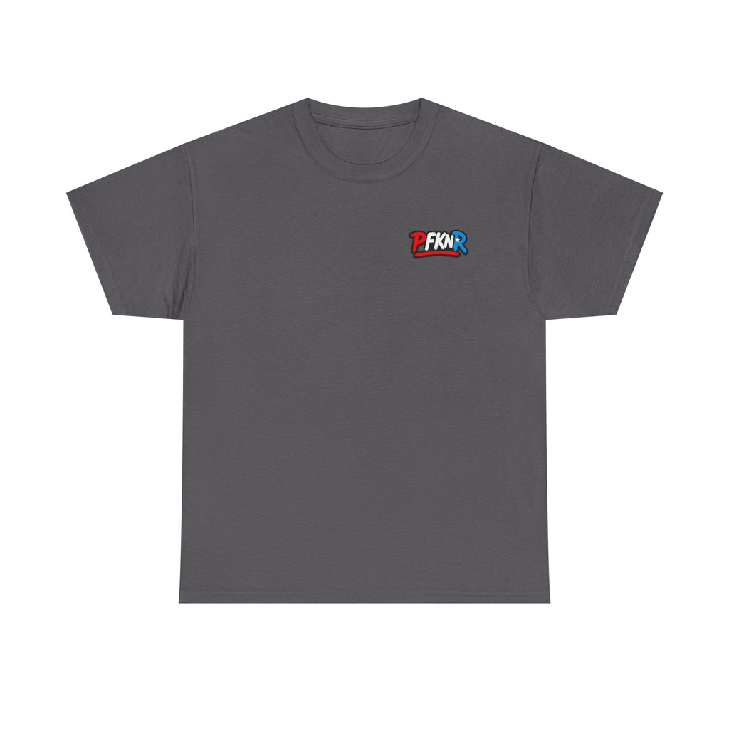 Unisex Heavy Cotton Tee - PFKNR Small Logo Shirt, Casual Wear, Gift for Him/Her, Streetwear, Everyday Style, Comfortable Tee