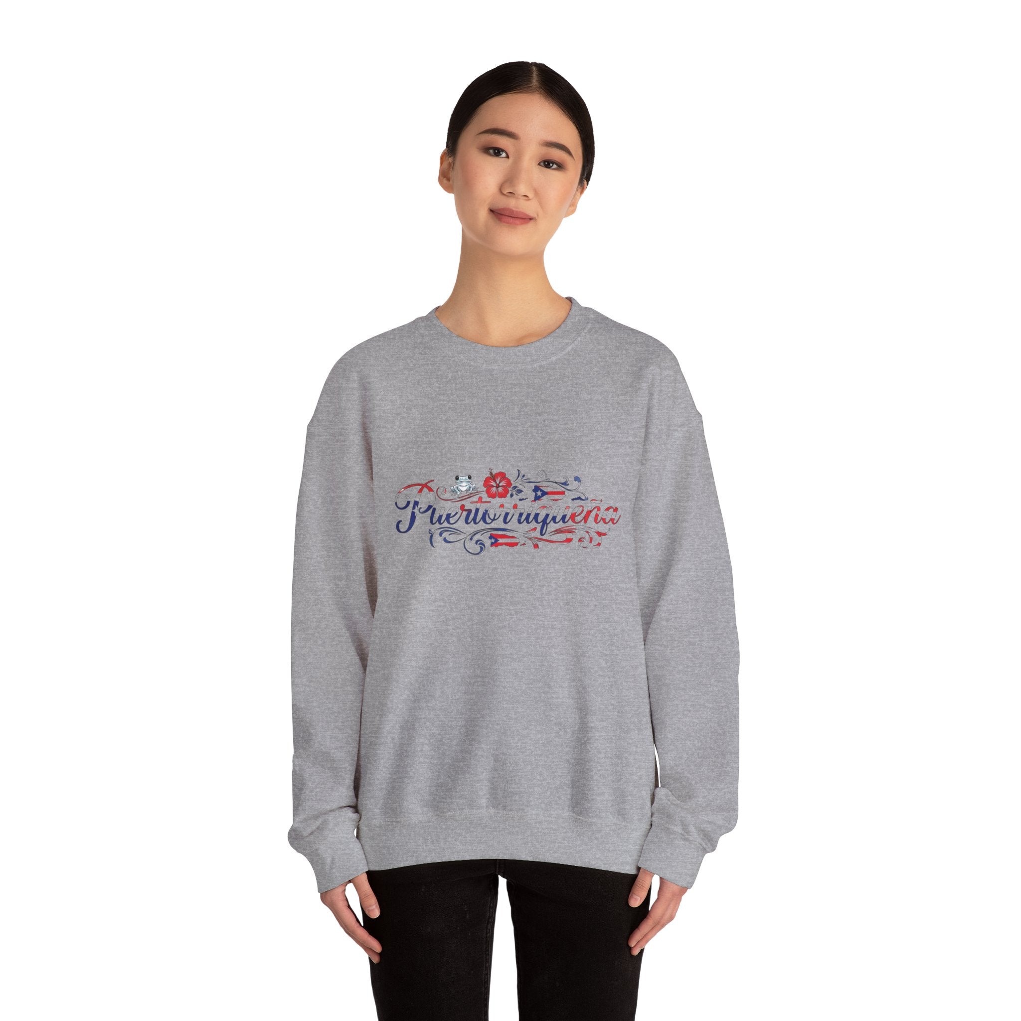 Floral ‘Muerto’ Unisex Crewneck Sweatshirt, Cozy Gift, Casual Wear, Layering Essential, Trendy Streetwear