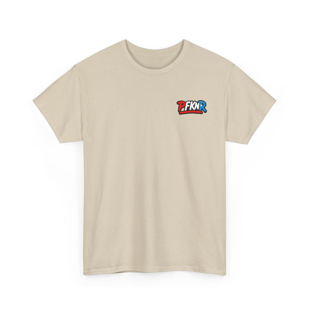 Unisex Heavy Cotton Tee - PFKNR Small Logo Shirt, Casual Wear, Gift for Him/Her, Streetwear, Everyday Style, Comfortable Tee