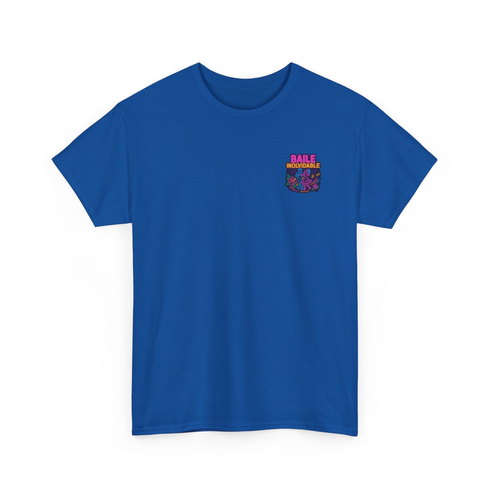 Unisex Heavy Cotton Tee - Colorful 'Baile Inolvidable' T-Shirt