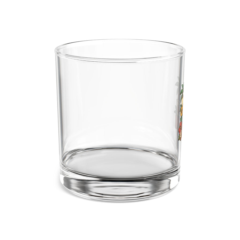 Café Con Ron Rocks Glass, Tropical Drinkware, Gift for Beach Lovers, Home Bar Decor, Unique Cocktails