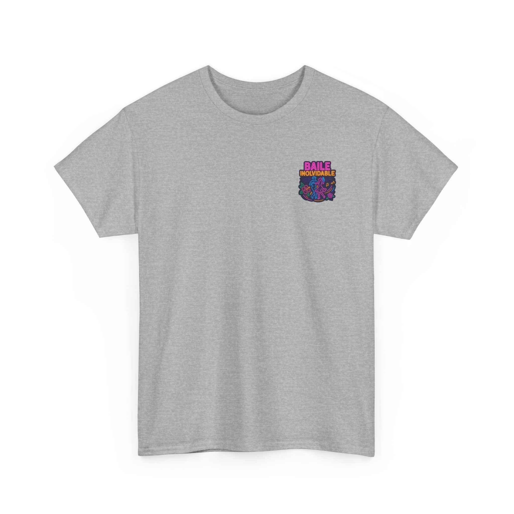 Unisex Heavy Cotton Tee - Colorful 'Baile Inolvidable' T-Shirt