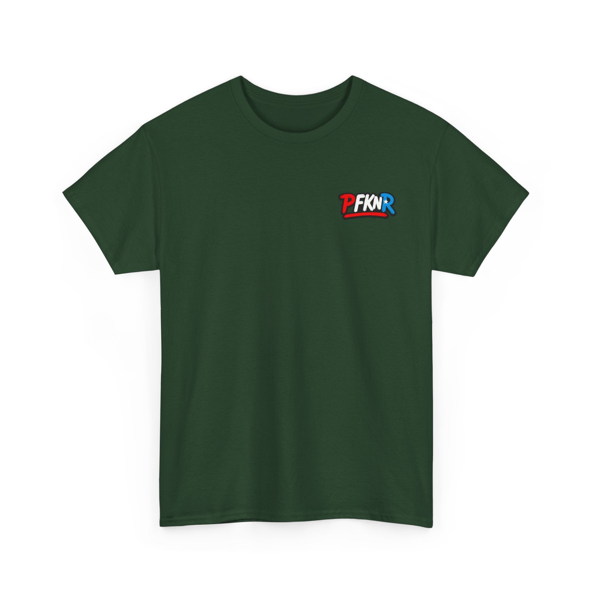 Unisex Heavy Cotton Tee - PFKNR Small Logo Shirt, Casual Wear, Gift for Him/Her, Streetwear, Everyday Style, Comfortable Tee