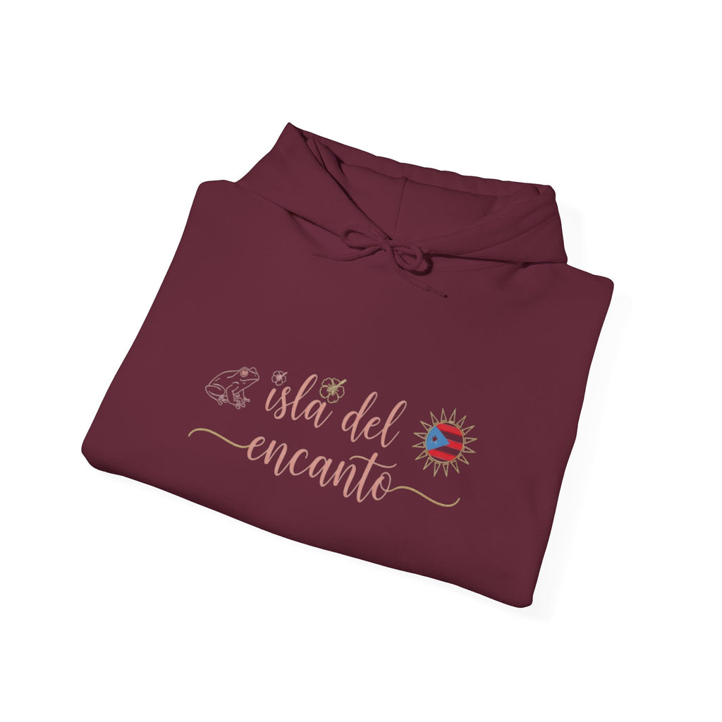 Isla del Encanto Paradise Hoodie - Comfortable Unisex Sweatshirt with 'Isla del Encanto' Design, Gift for Travelers, Cozy for Everyday Wear, [...]