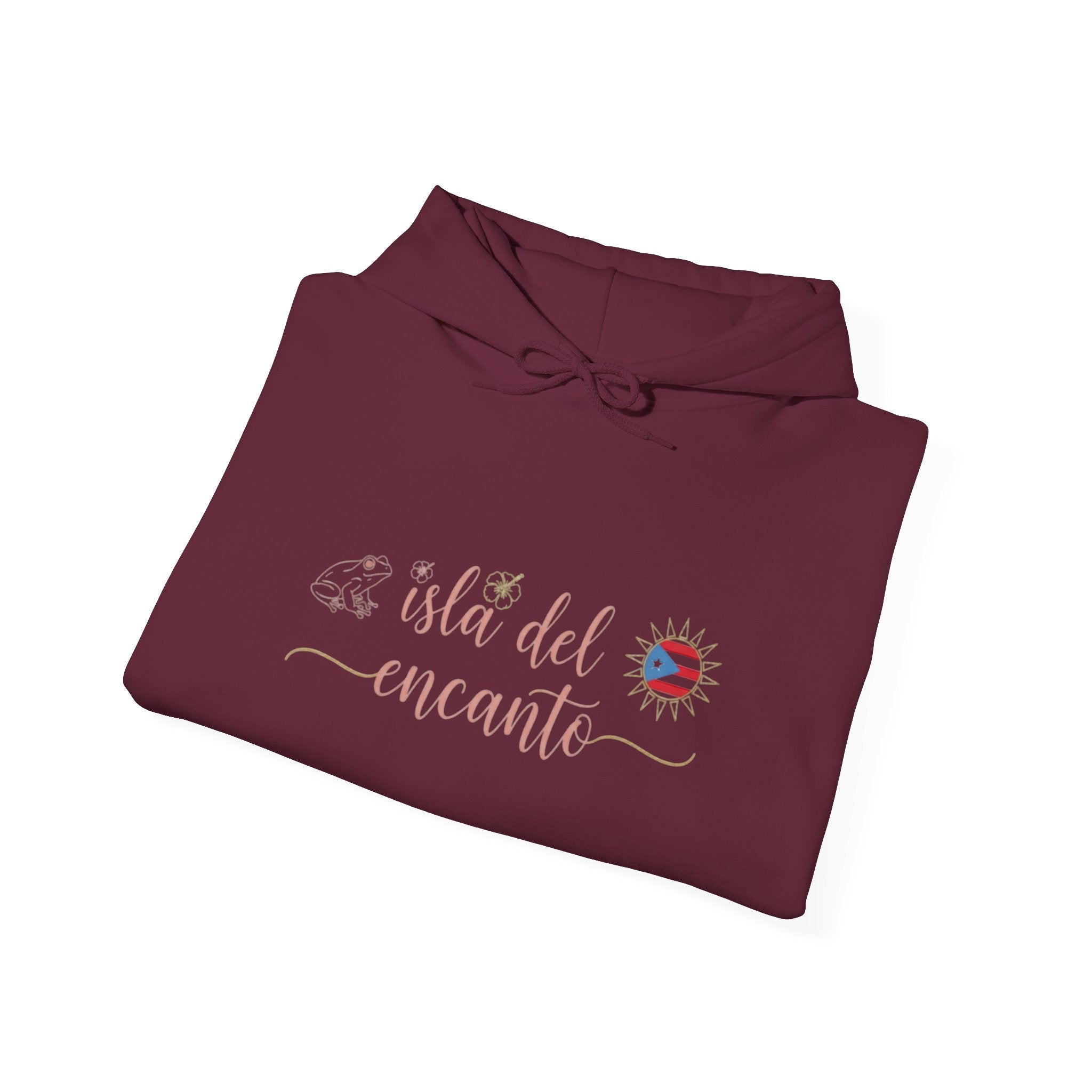 Isla del Encanto Paradise Hoodie - Comfortable Unisex Sweatshirt with 'Isla del Encanto' Design, Gift for Travelers, Cozy for Everyday Wear, [...]