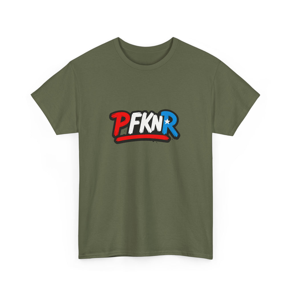 Unisex Heavy Cotton Tee - PFKNR Logo Shirt, Casual Wear, Gift for Him/Her, Streetwear, Everyday Style, Comfortable Tee