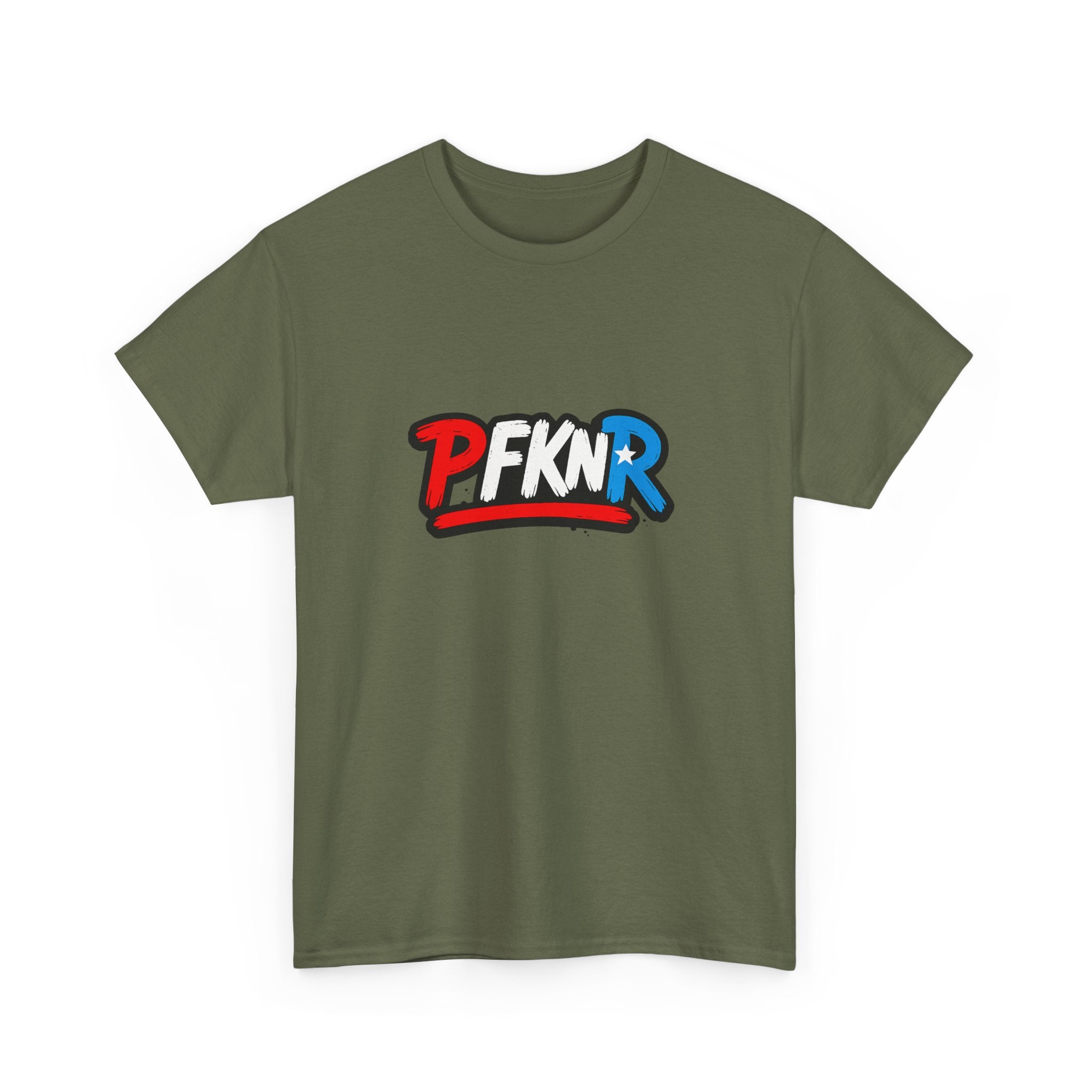 Unisex Heavy Cotton Tee - PFKNR Logo Shirt, Casual Wear, Gift for Him/Her, Streetwear, Everyday Style, Comfortable Tee