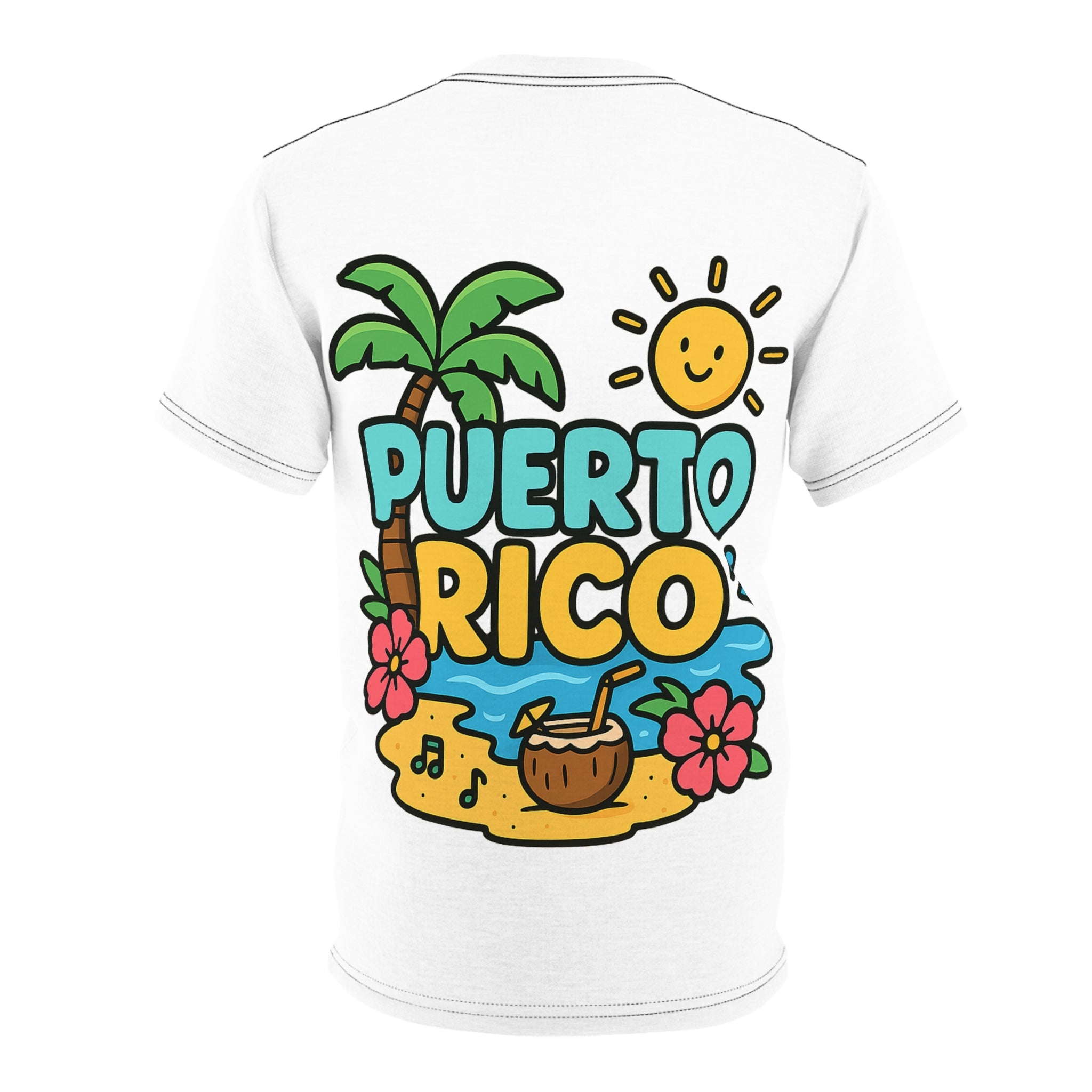 Puerto Rico Paradise Unisex Tee, Casual Summer Shirt, Vacation Wear, Beach T-Shirt, Gift for Travelers, Tropical Graphic Tee