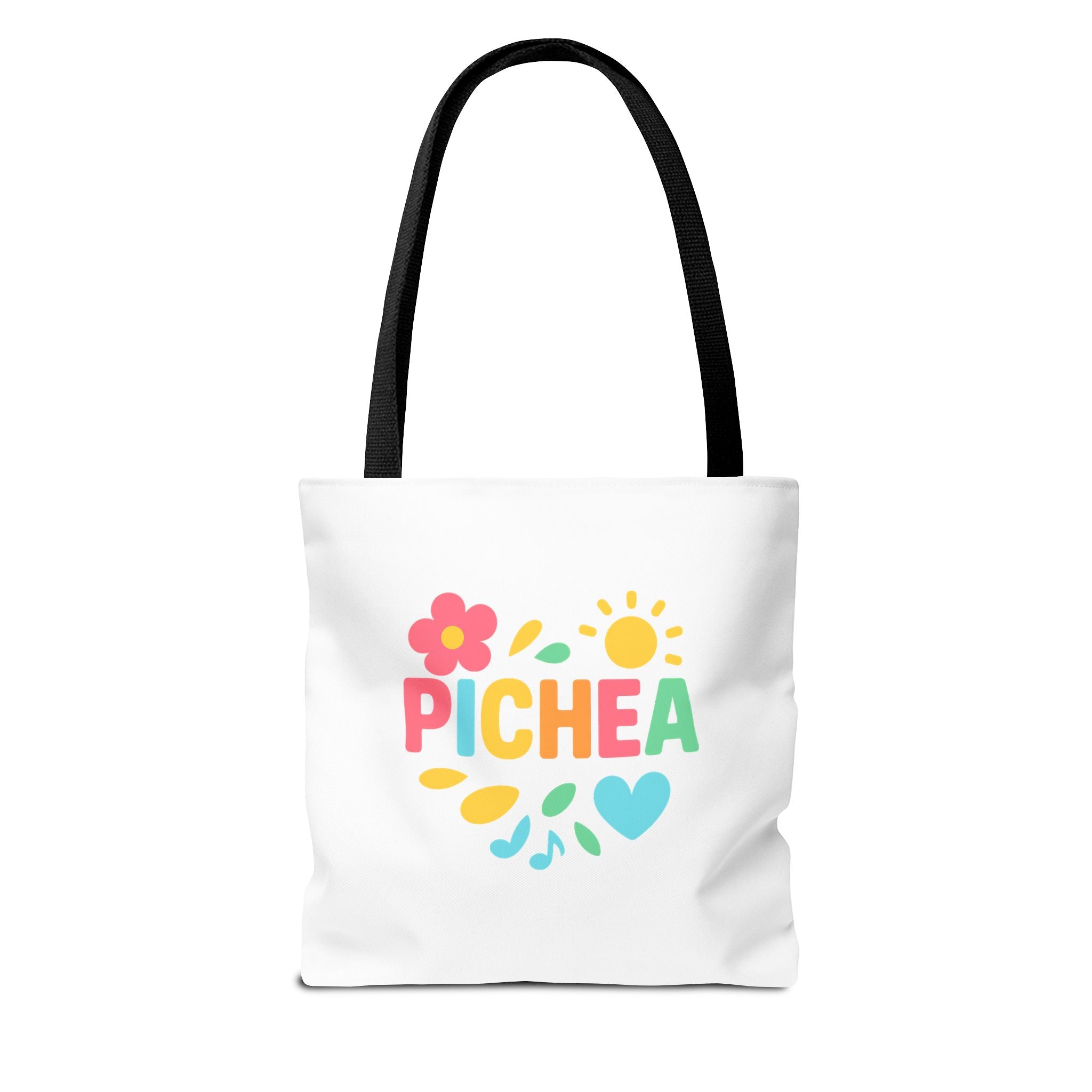 Pichea Colorful Floral Tote Bag, Shopping Bag, Beach Tote, Gift for Her, Eco-Friendly Bag, Spring/Summer Style