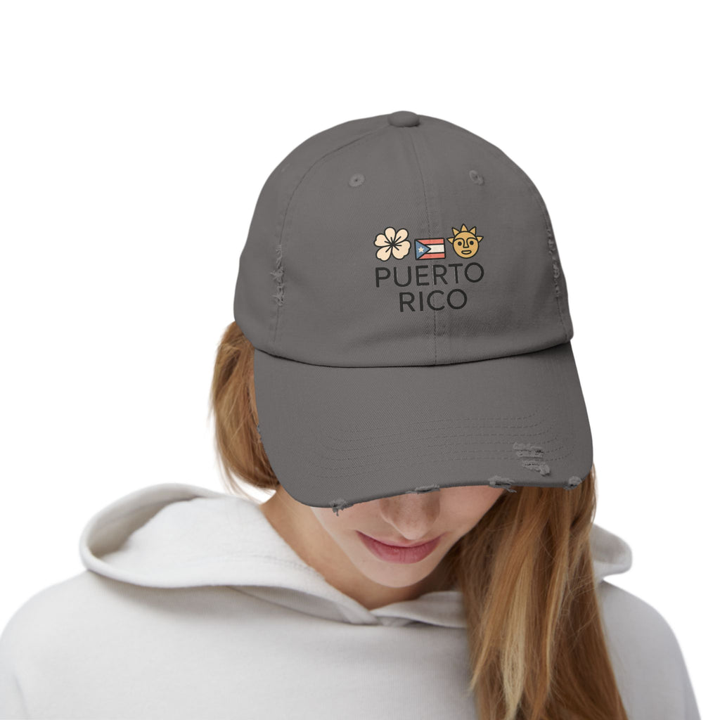 Puerto Rico Distressed Cap