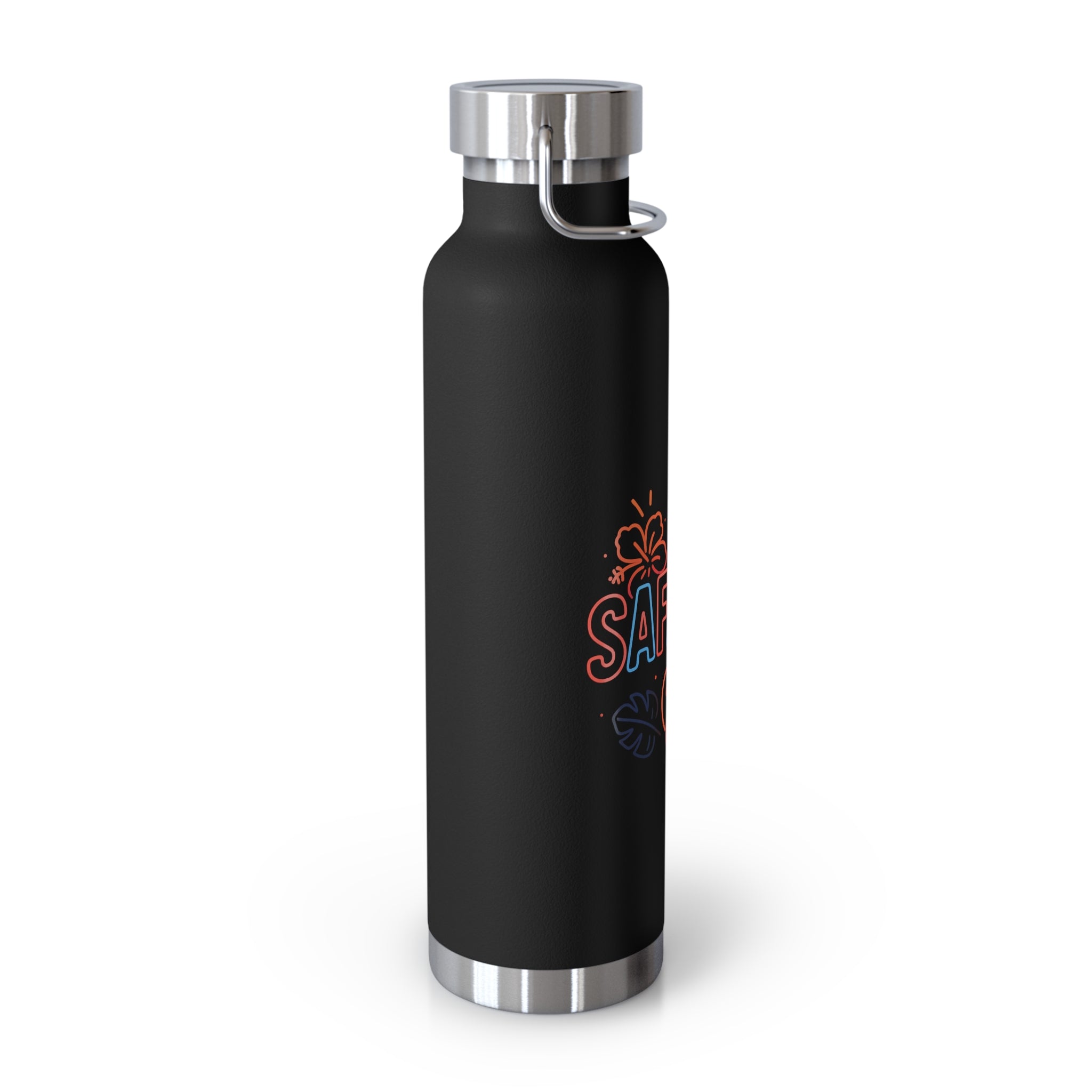 Safaera Insulated Water Bottle, 22oz, Tropical Vibe, Eco-Friendly Gift, Beach Day Essential, Summer Adventures, Hydration On-The-Go