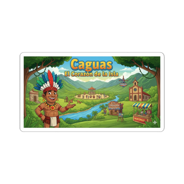 Caguas Kiss-Cut Stickers