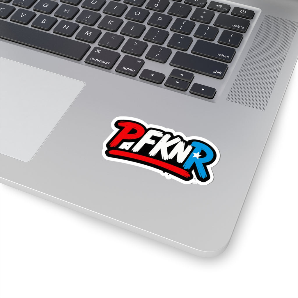 Bold P.FKNR Kiss-Cut Stickers | Fun Laptop Decor | Vibrant Removable Stickers | Perfect for Gifts, Scrapbooks, Festivals
