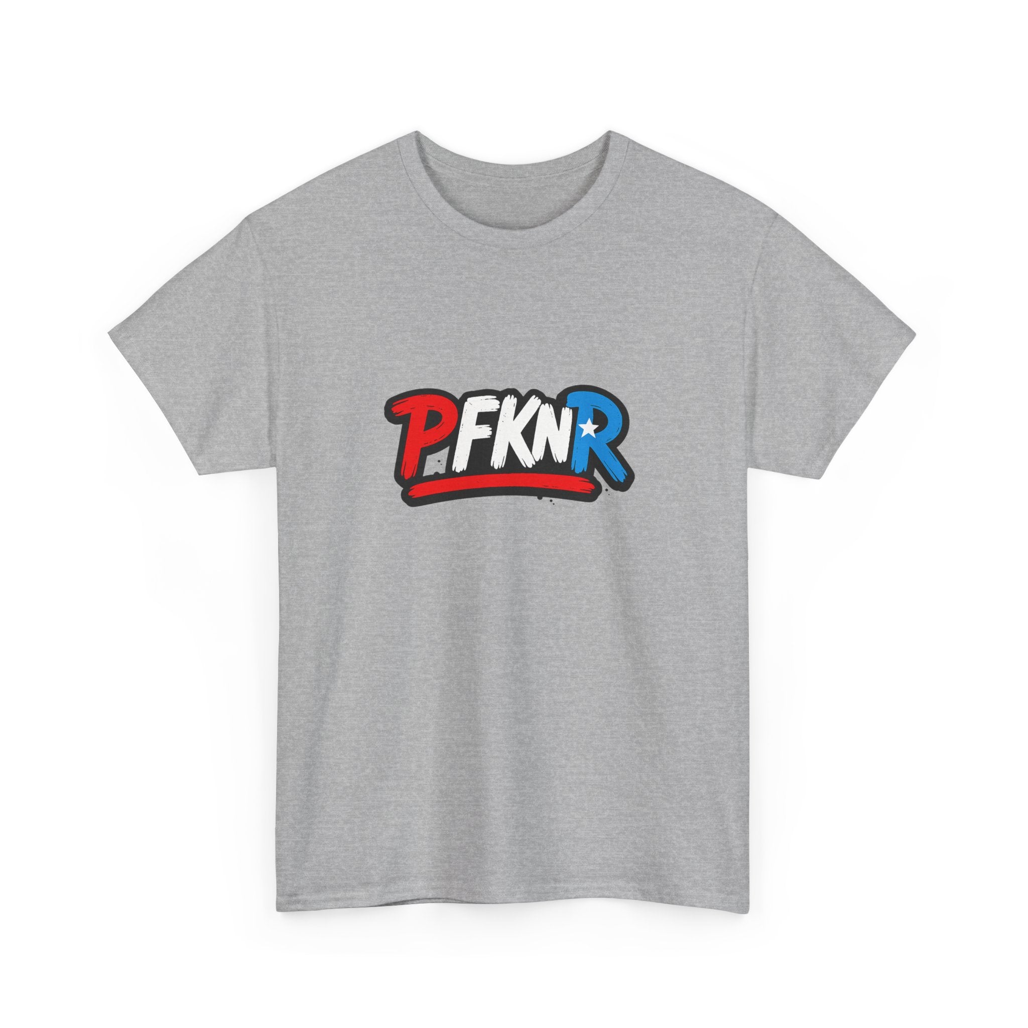 Unisex Heavy Cotton Tee - PFKNR Logo Shirt, Casual Wear, Gift for Him/Her, Streetwear, Everyday Style, Comfortable Tee