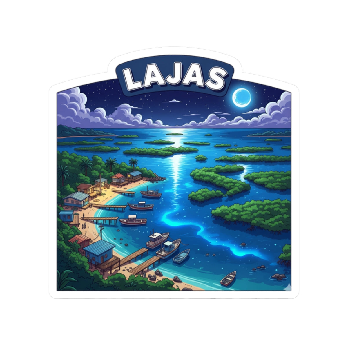 Lajas Kiss-Cut Stickers