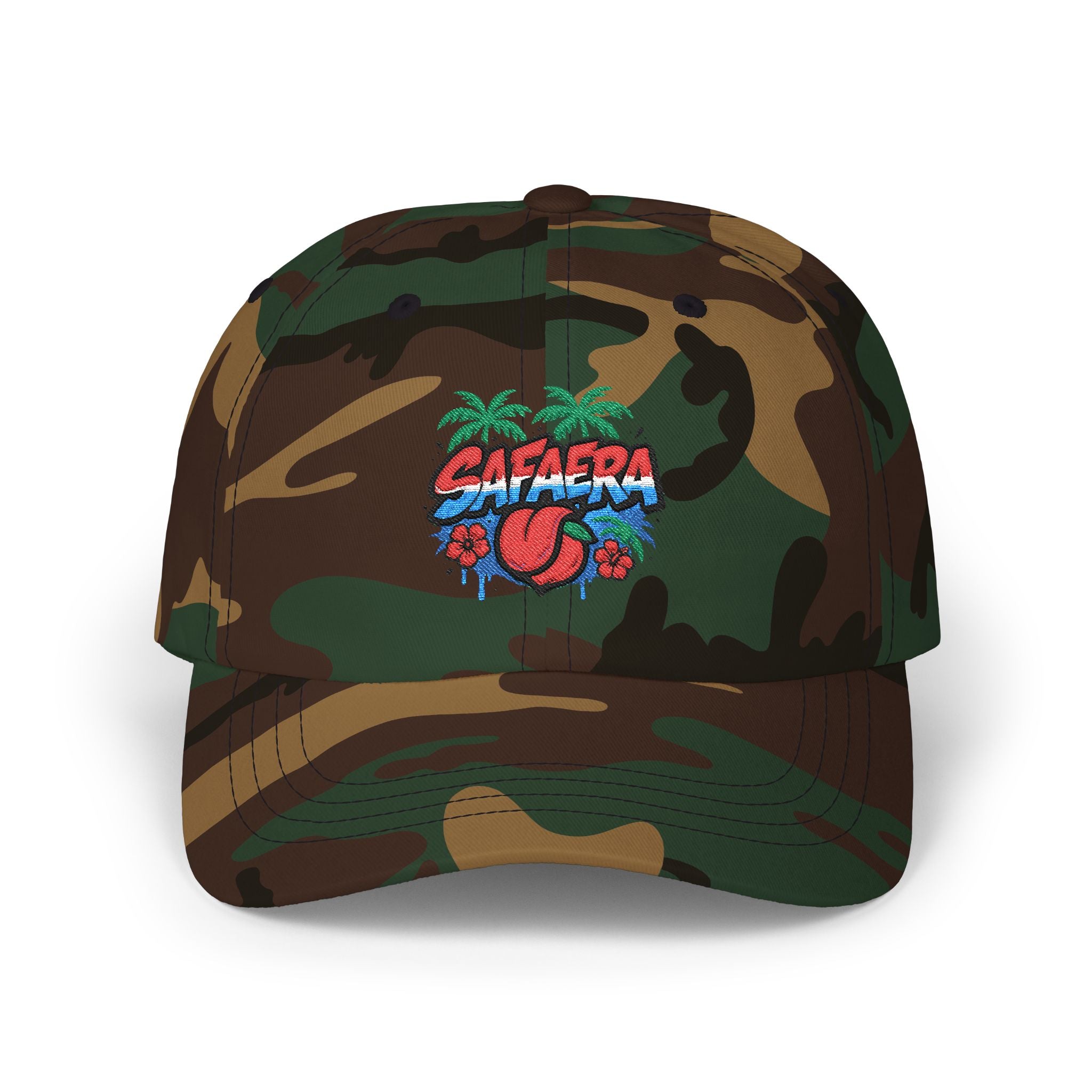 Tropical Vibes Dad Cap - Casual Summer Hat, Perfect Gift for Dads, Outdoor Activities, Beach Days, Vacation Must-Have, Adjustable Style