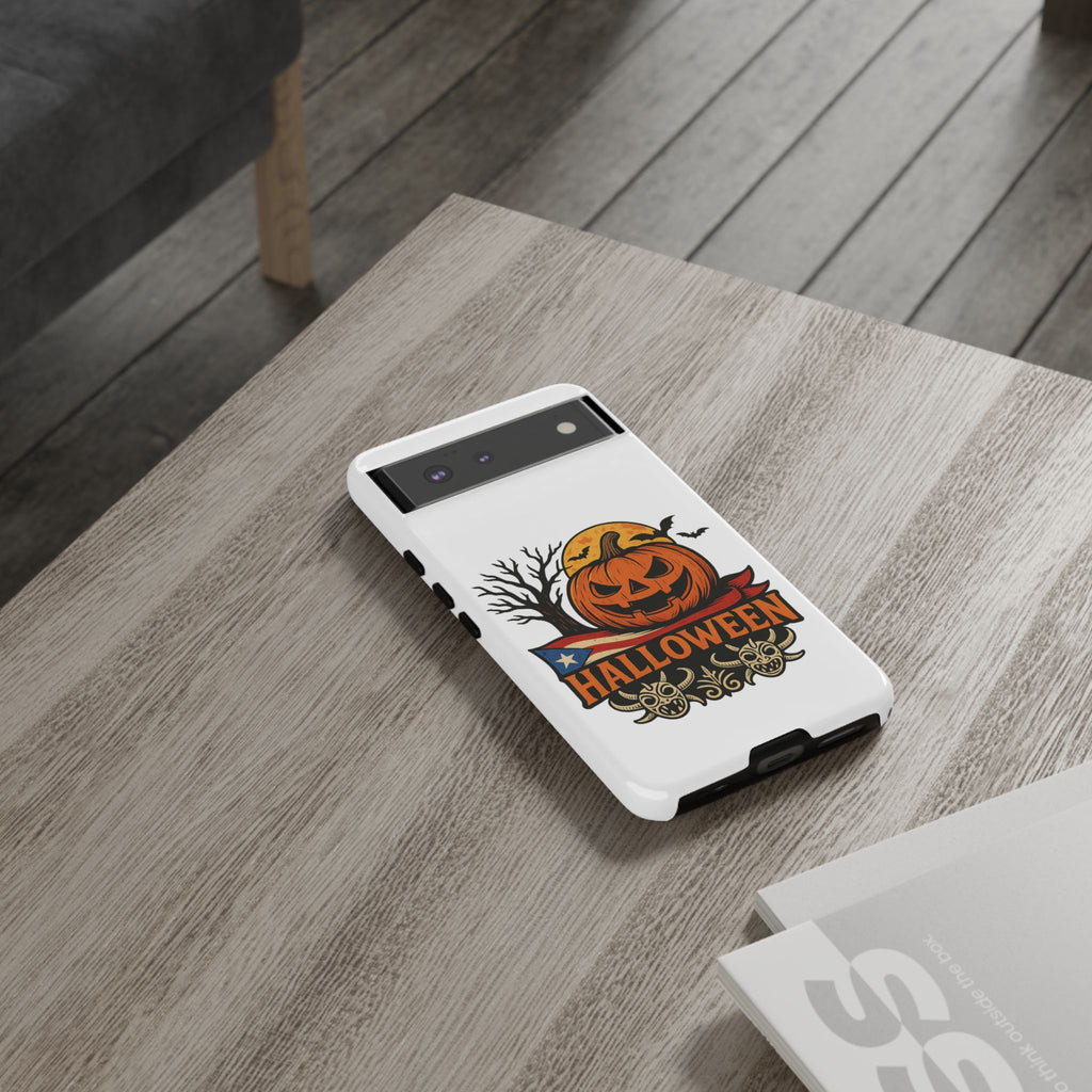Halloween Phone Case, Tough Phone Case, Spooky Seasonal Cover, Fall Decor Accessory, Trick or Treat Gift, Halloween Celebration