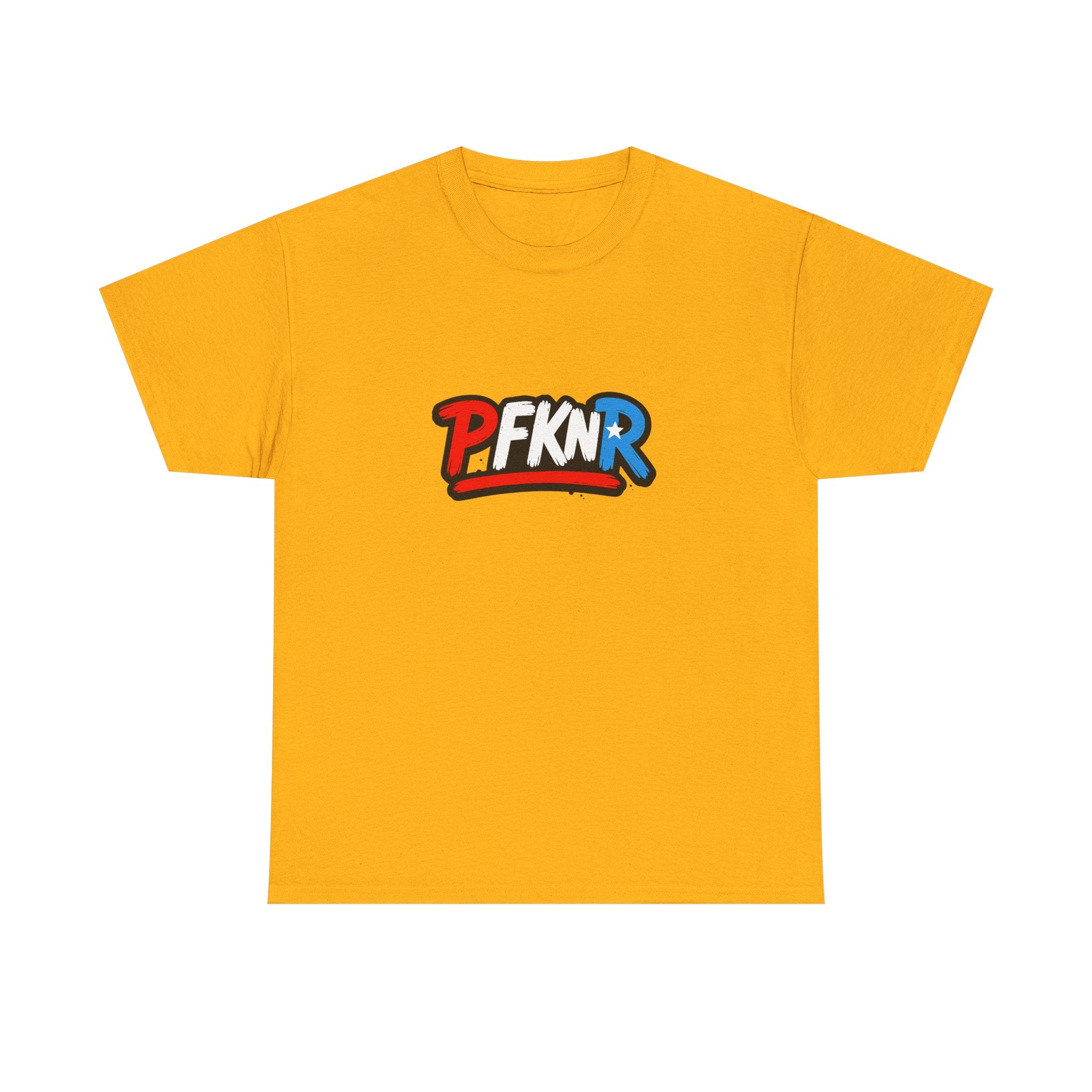 Unisex Heavy Cotton Tee - PFKNR Logo Shirt, Casual Wear, Gift for Him/Her, Streetwear, Everyday Style, Comfortable Tee