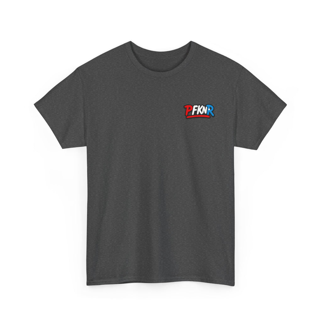 Unisex Heavy Cotton Tee - PFKNR Small Logo Shirt, Casual Wear, Gift for Him/Her, Streetwear, Everyday Style, Comfortable Tee