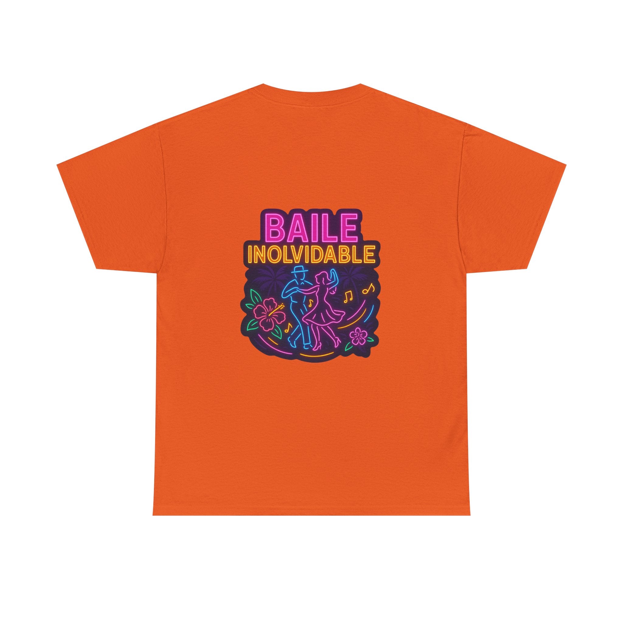 Unisex Heavy Cotton Tee - Colorful 'Baile Inolvidable' T-Shirt