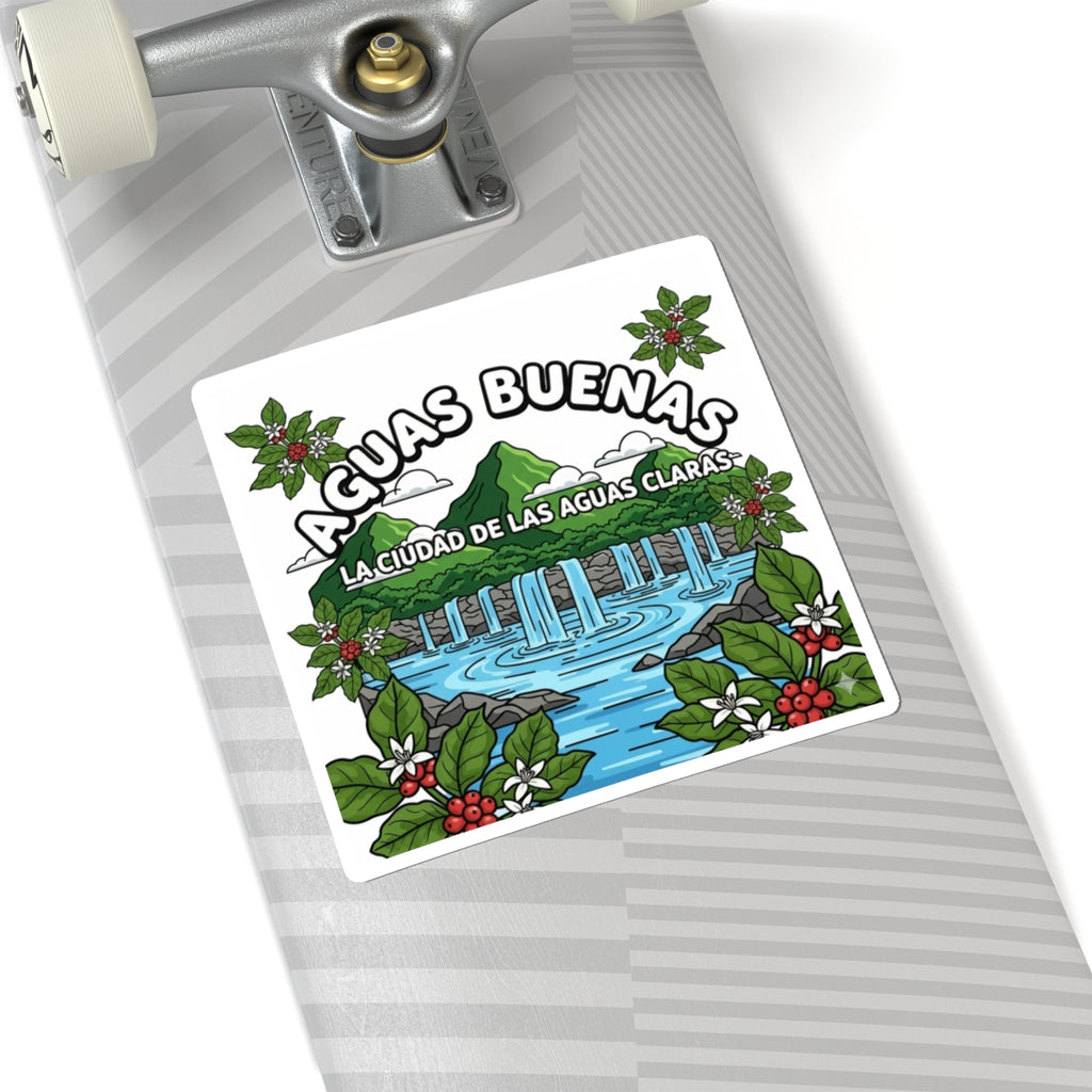 Aguas Buenas Kiss-Cut Stickers