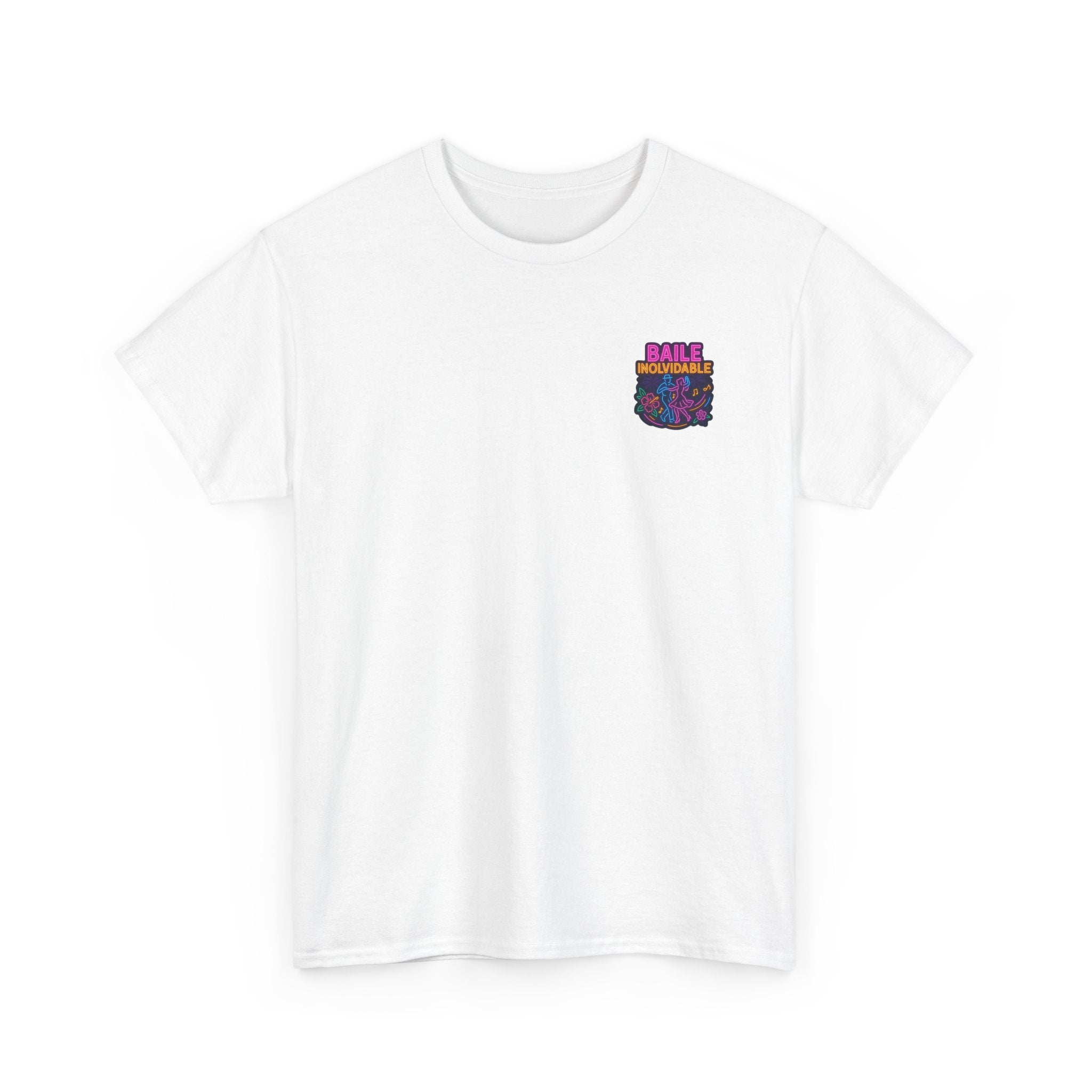 Unisex Heavy Cotton Tee - Colorful 'Baile Inolvidable' T-Shirt