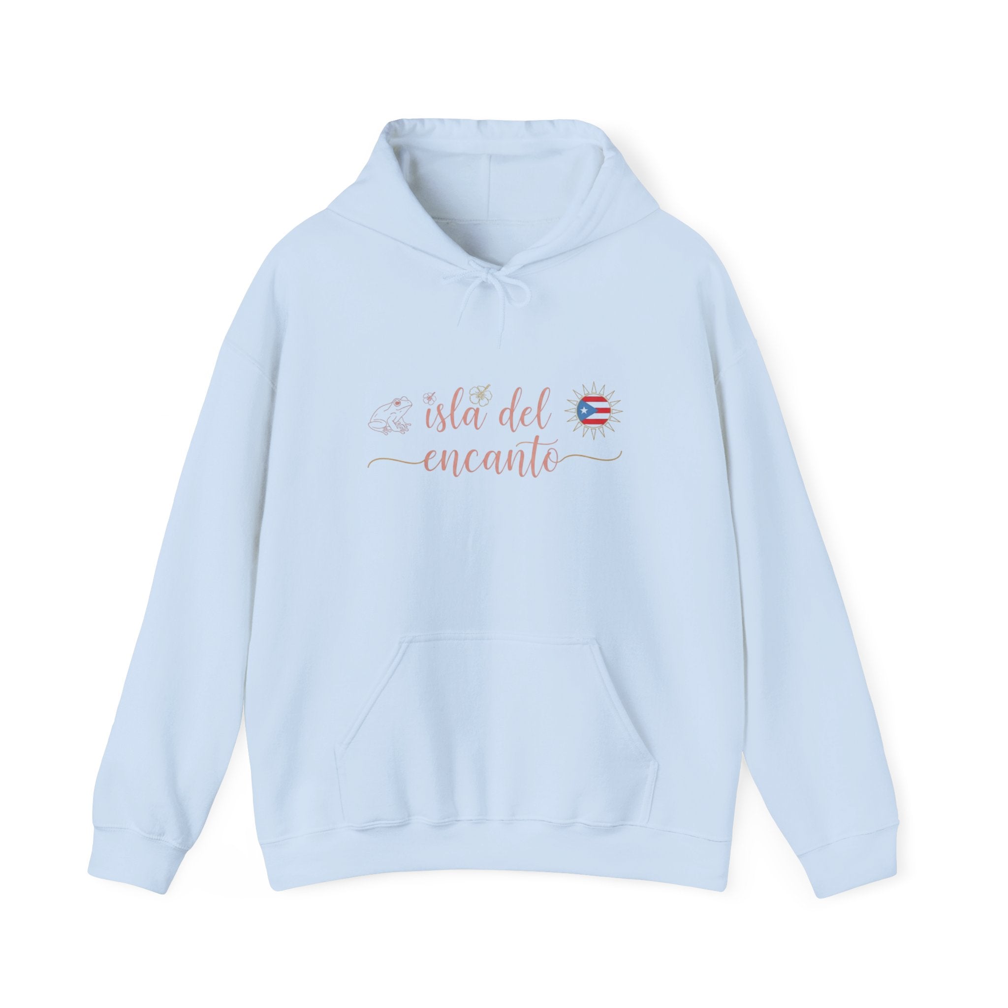 Isla del Encanto Paradise Hoodie - Comfortable Unisex Sweatshirt with 'Isla del Encanto' Design, Gift for Travelers, Cozy for Everyday Wear, [...]