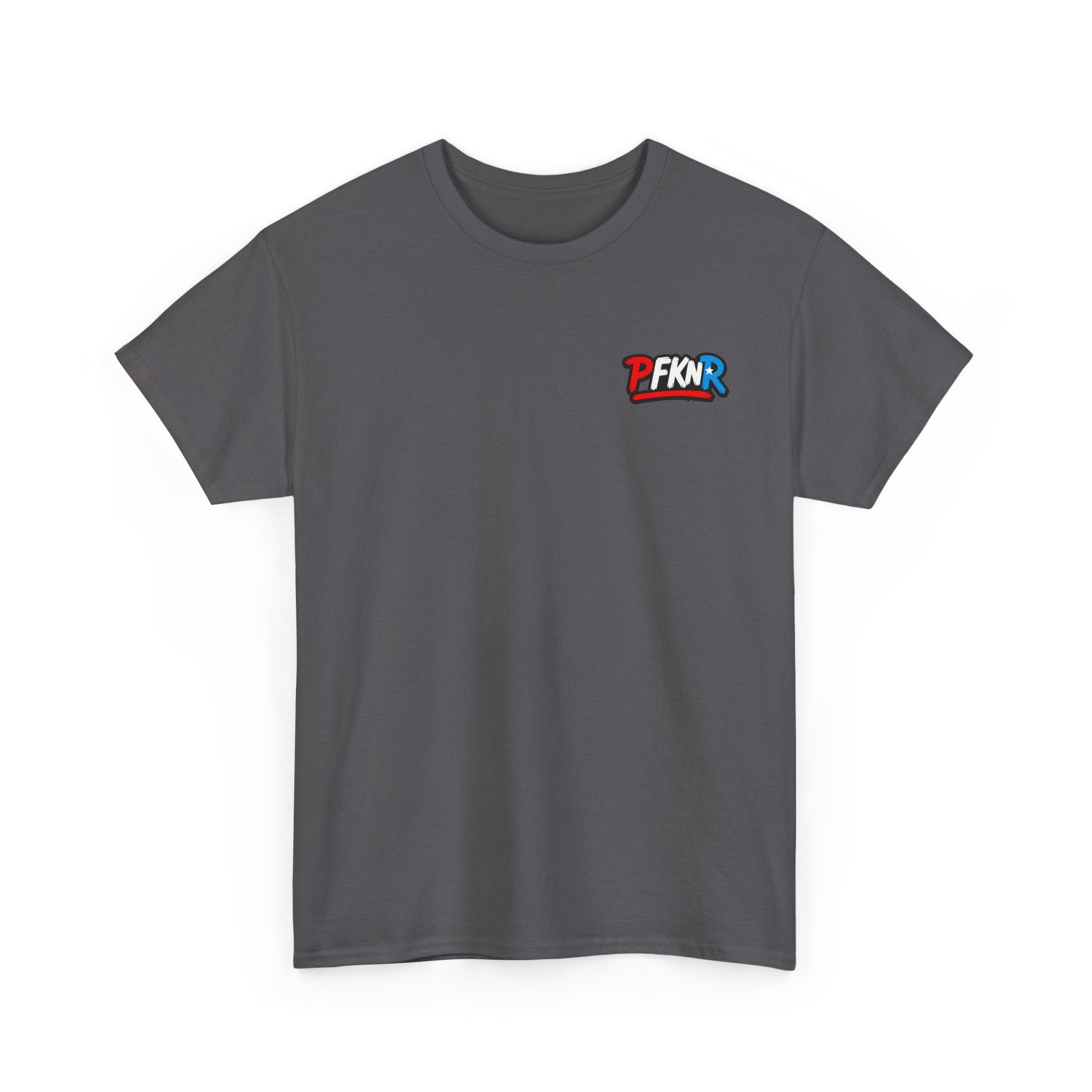 Unisex Heavy Cotton Tee - PFKNR Small Logo Shirt, Casual Wear, Gift for Him/Her, Streetwear, Everyday Style, Comfortable Tee