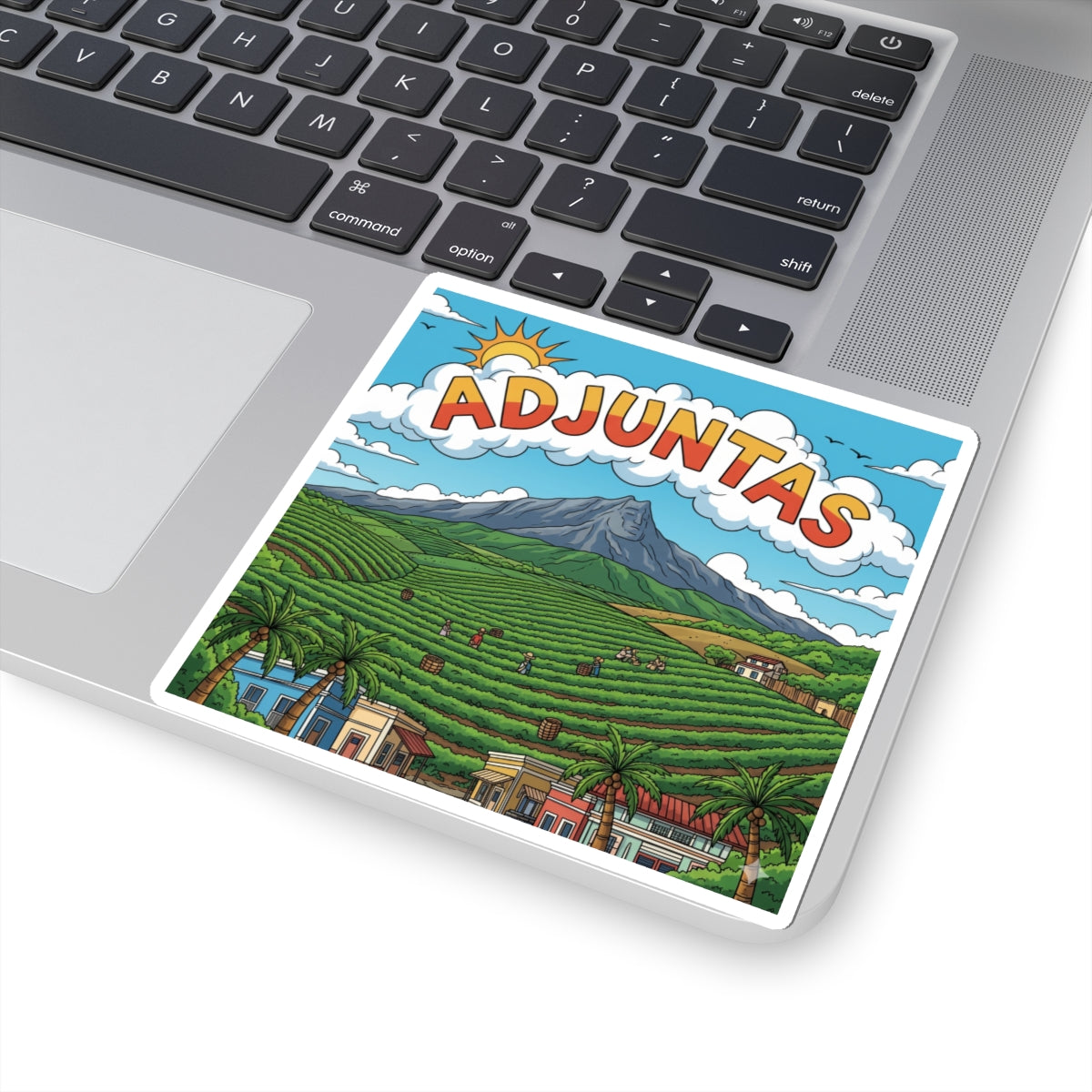 Adjuntas Kiss-Cut Stickers