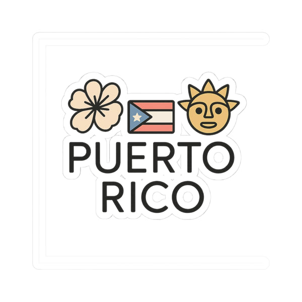 Puerto Rico Kiss-Cut Stickers