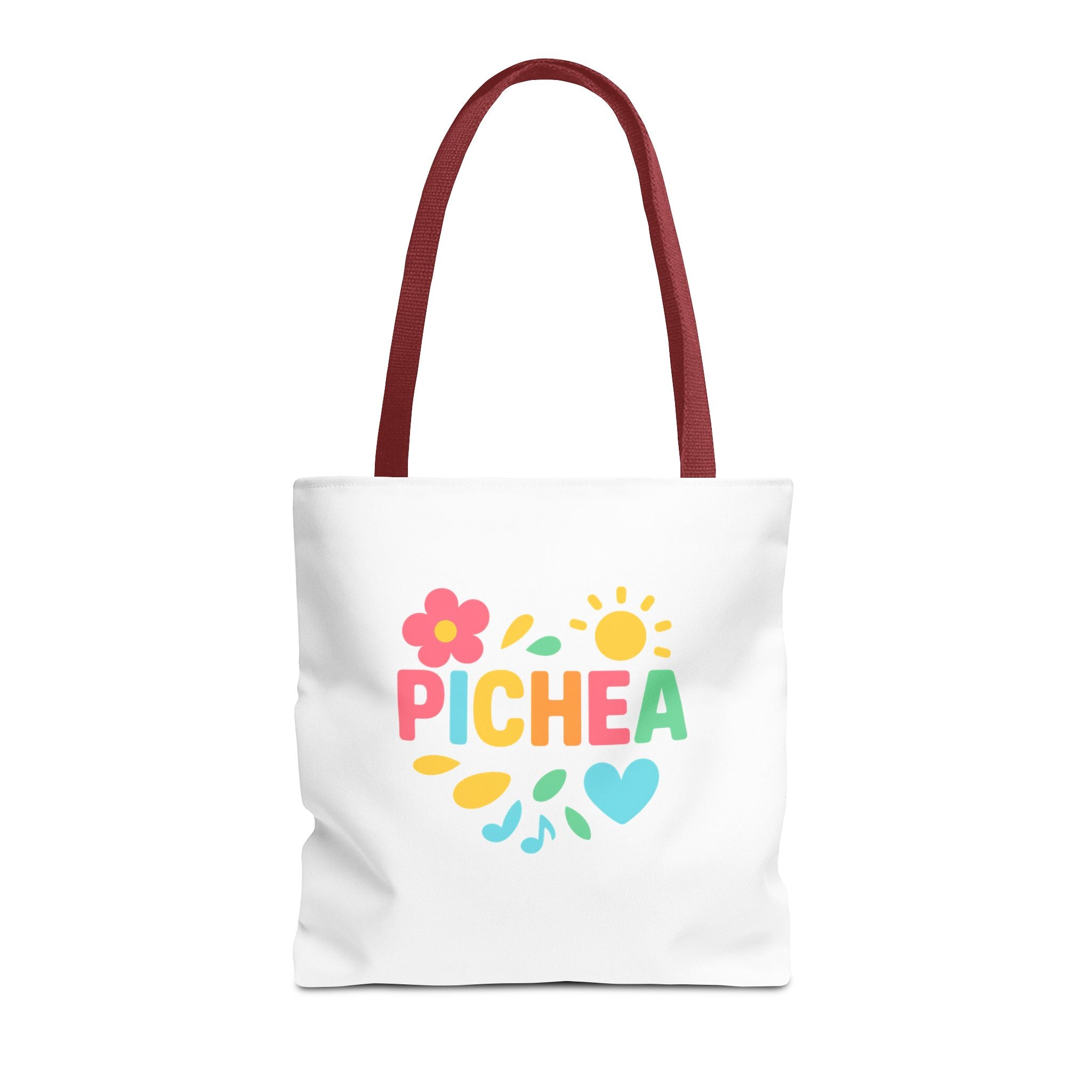 Pichea Colorful Floral Tote Bag, Shopping Bag, Beach Tote, Gift for Her, Eco-Friendly Bag, Spring/Summer Style