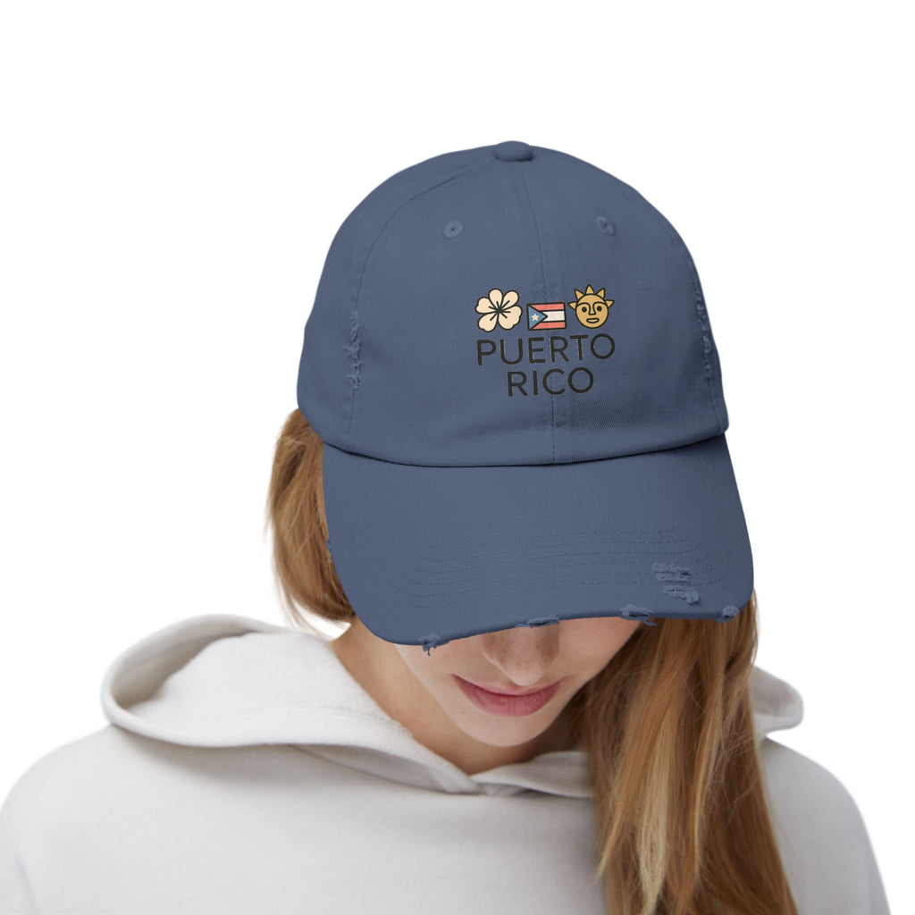 Puerto Rico Distressed Cap