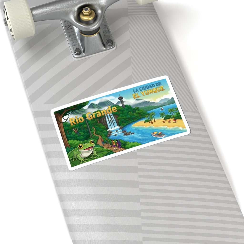 Rio Grande Vibrant Kiss-Cut Stickers for Tropical Enthusiasts | Perfect for Travel, Journals, Laptops, Hydro Flasks, and Scrapbooking