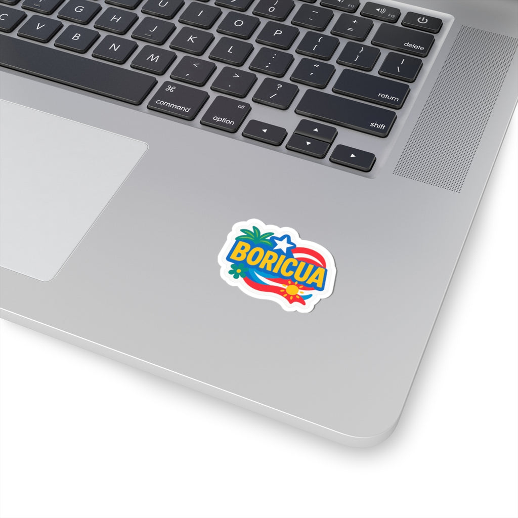Boricua Kiss-Cut Stickers - Vibrant Puerto Rican Pride