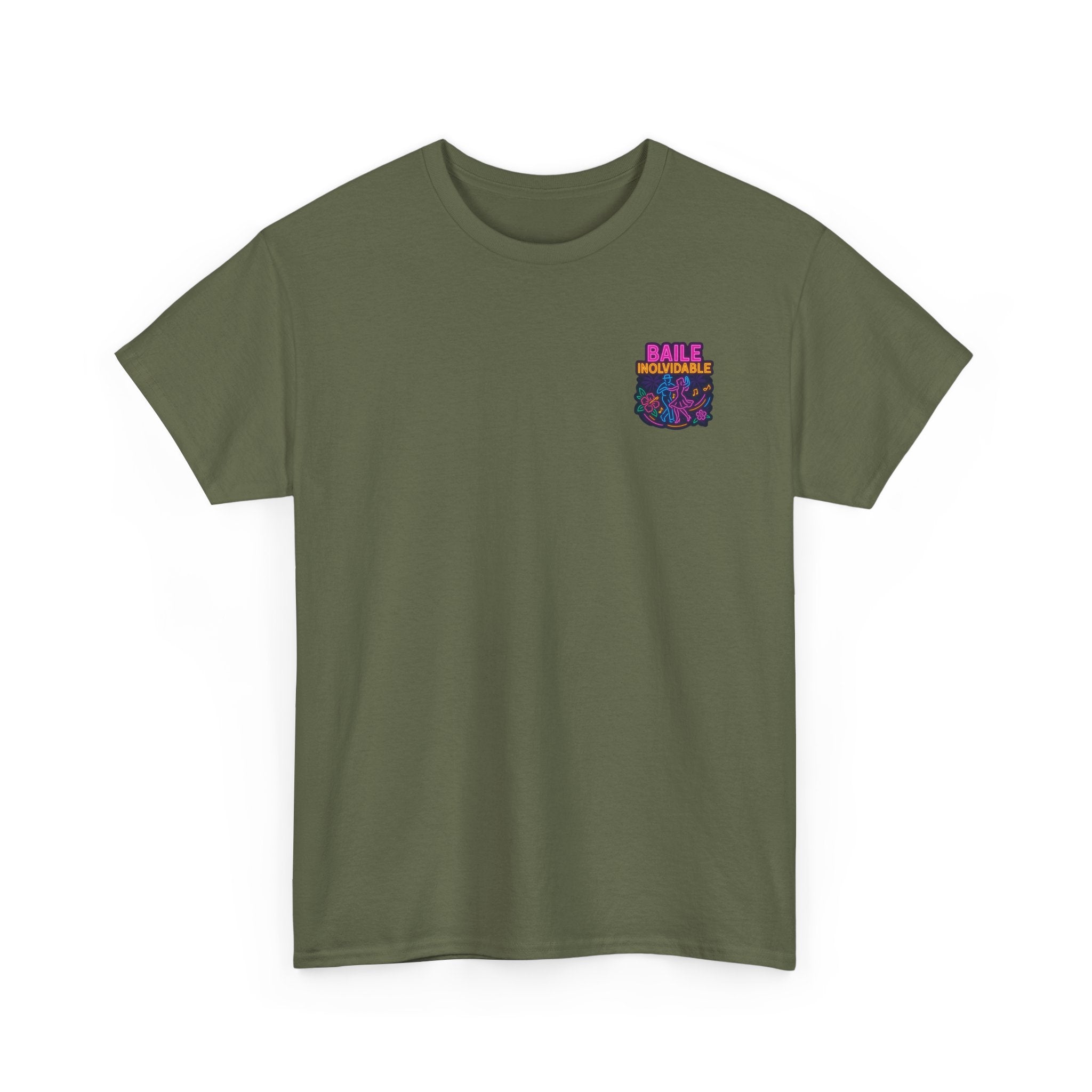 Unisex Heavy Cotton Tee - Colorful 'Baile Inolvidable' T-Shirt