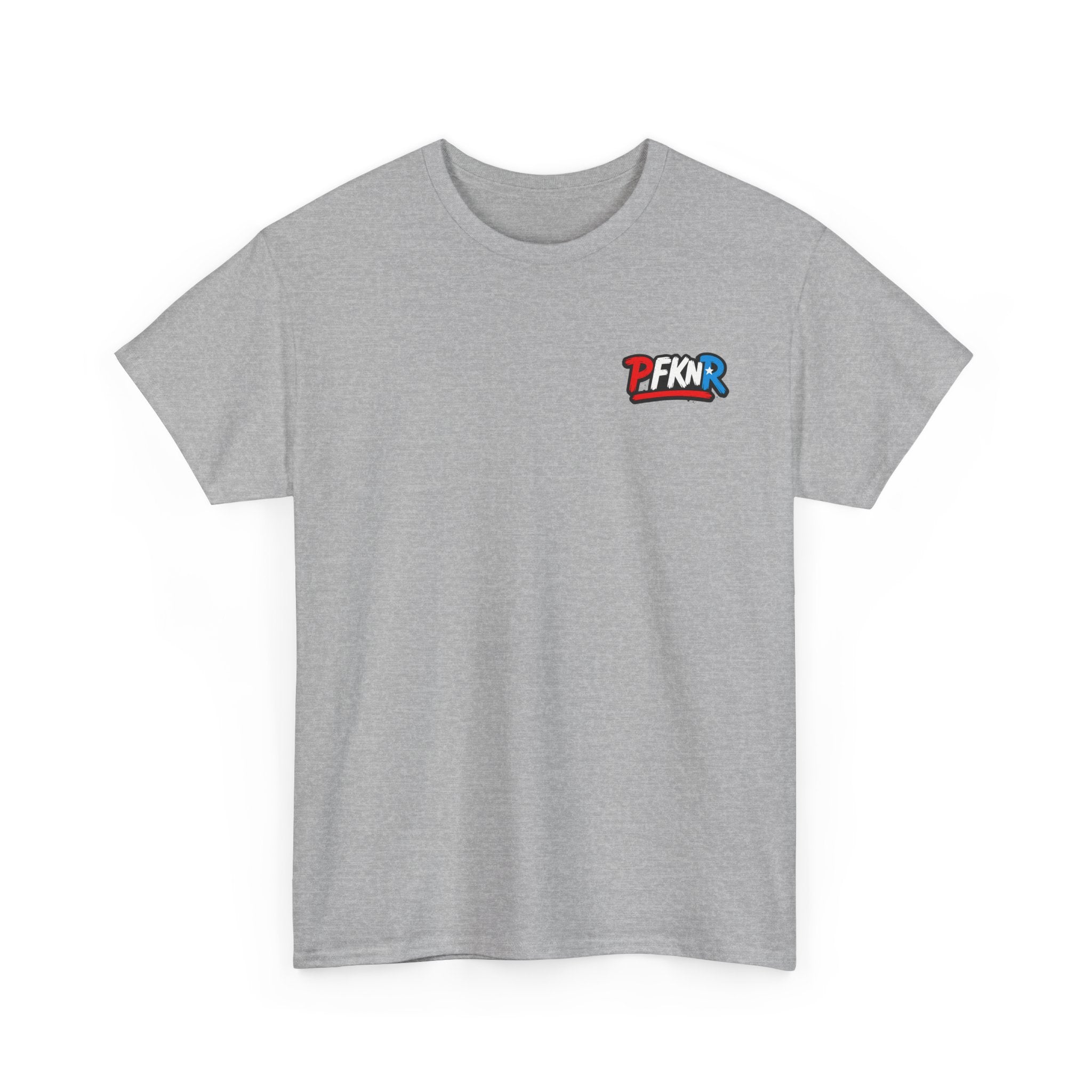 Unisex Heavy Cotton Tee - PFKNR Small Logo Shirt, Casual Wear, Gift for Him/Her, Streetwear, Everyday Style, Comfortable Tee