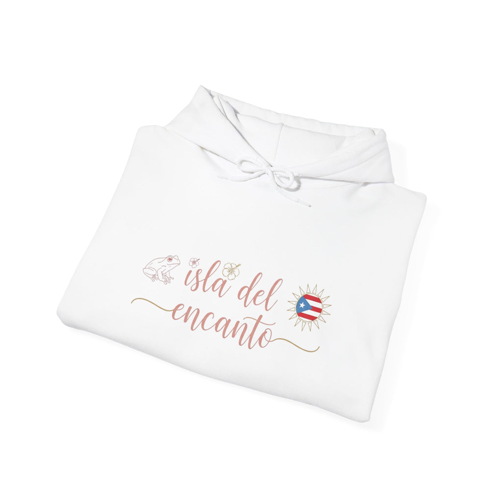 Isla del Encanto Paradise Hoodie - Comfortable Unisex Sweatshirt with 'Isla del Encanto' Design, Gift for Travelers, Cozy for Everyday Wear, [...]