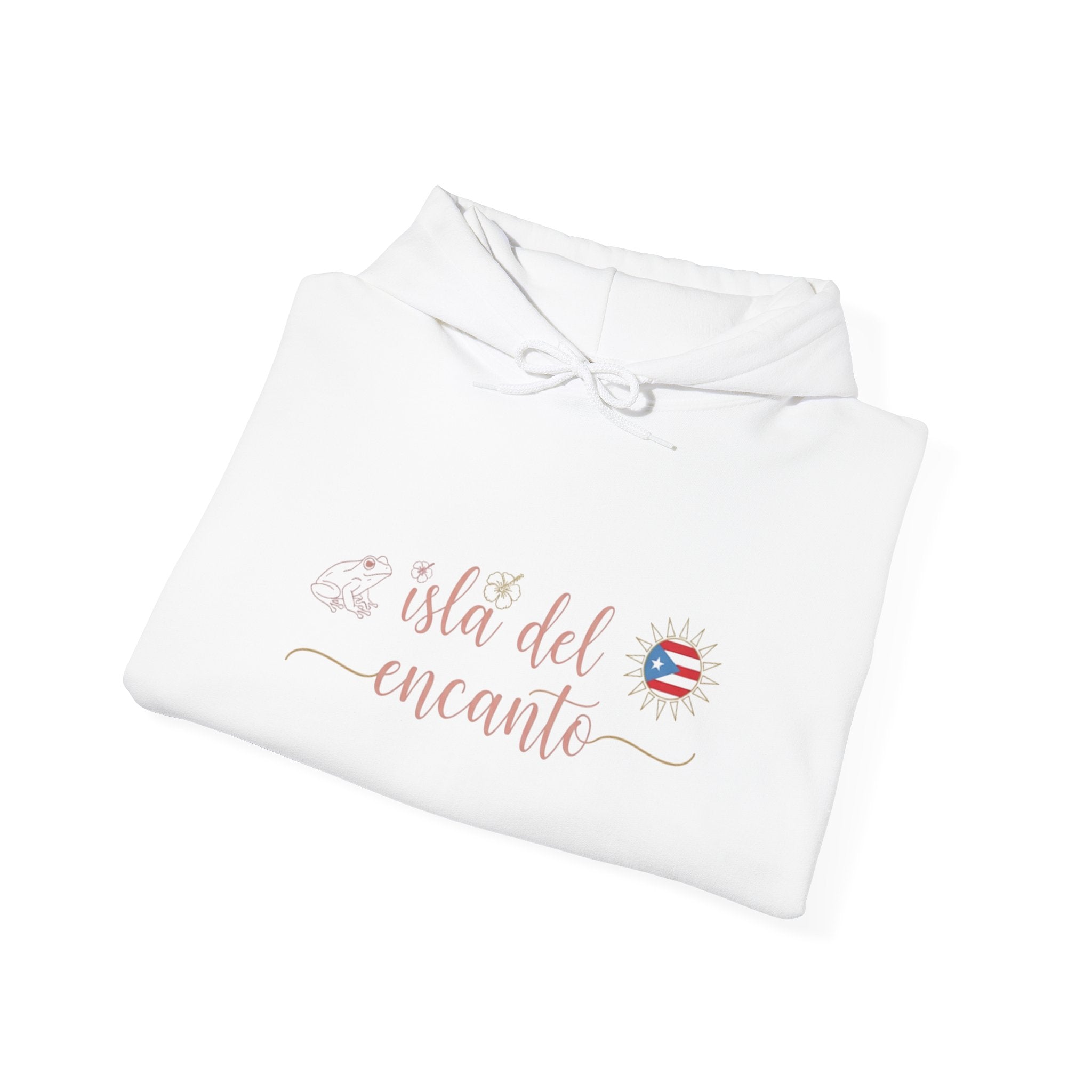 Isla del Encanto Paradise Hoodie - Comfortable Unisex Sweatshirt with 'Isla del Encanto' Design, Gift for Travelers, Cozy for Everyday Wear, [...]