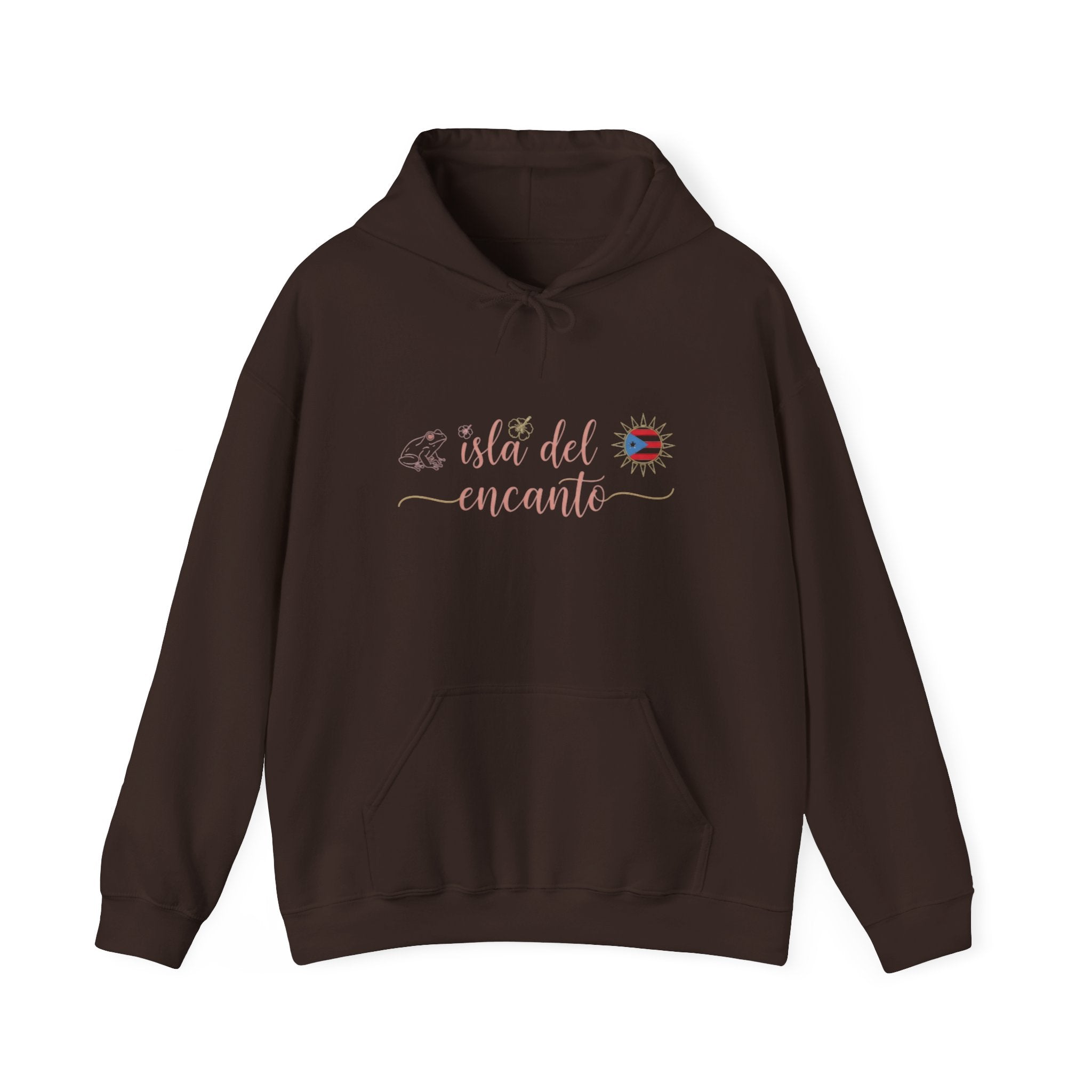 Isla del Encanto Paradise Hoodie - Comfortable Unisex Sweatshirt with 'Isla del Encanto' Design, Gift for Travelers, Cozy for Everyday Wear, [...]