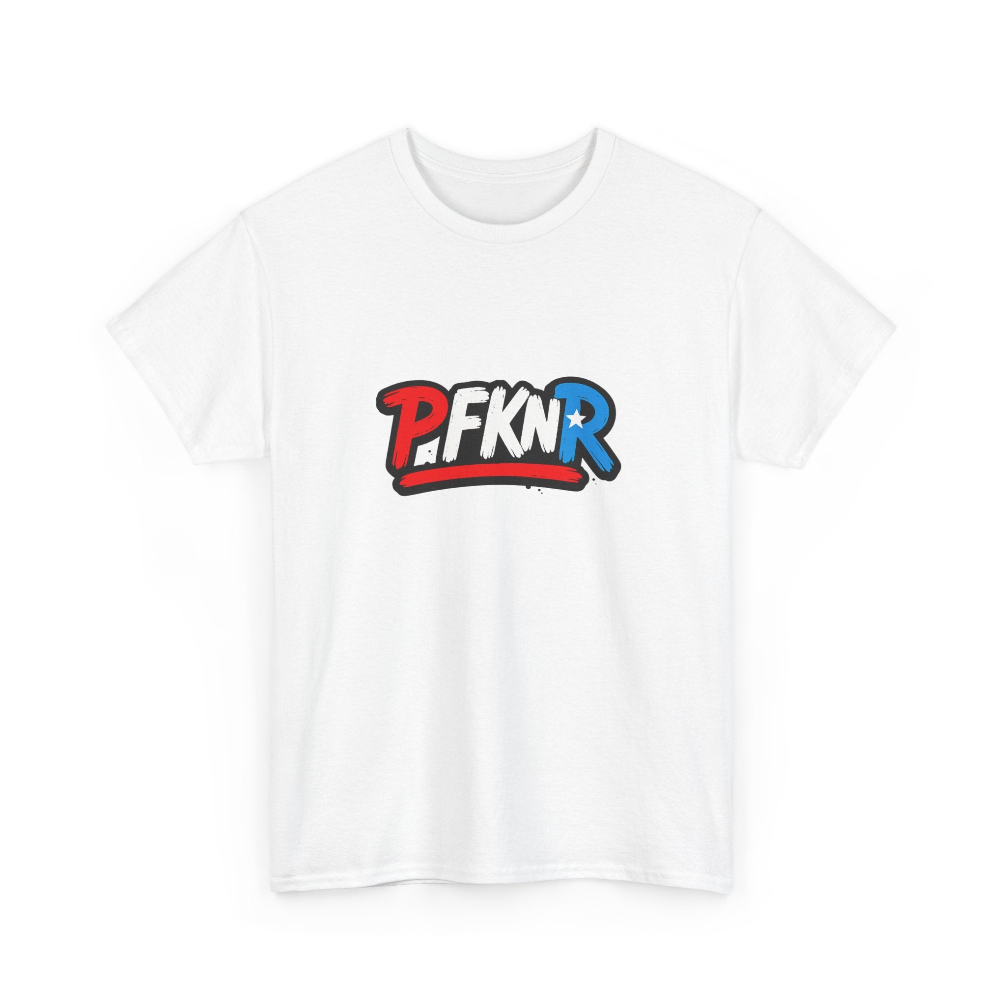 Unisex Heavy Cotton Tee - PFKNR Logo Shirt, Casual Wear, Gift for Him/Her, Streetwear, Everyday Style, Comfortable Tee