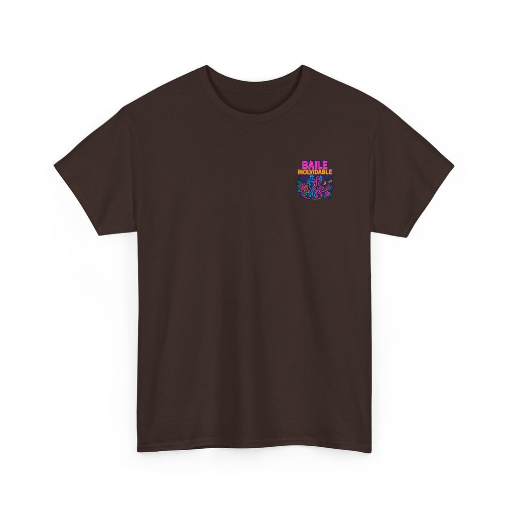 Unisex Heavy Cotton Tee - Colorful 'Baile Inolvidable' T-Shirt