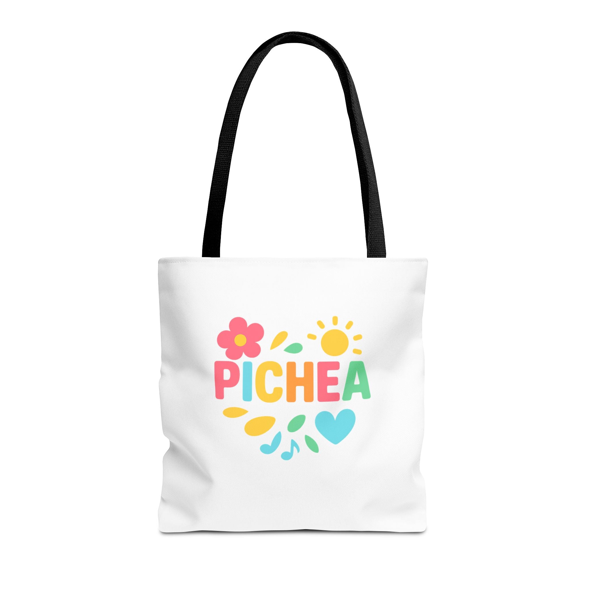 Pichea Colorful Floral Tote Bag, Shopping Bag, Beach Tote, Gift for Her, Eco-Friendly Bag, Spring/Summer Style