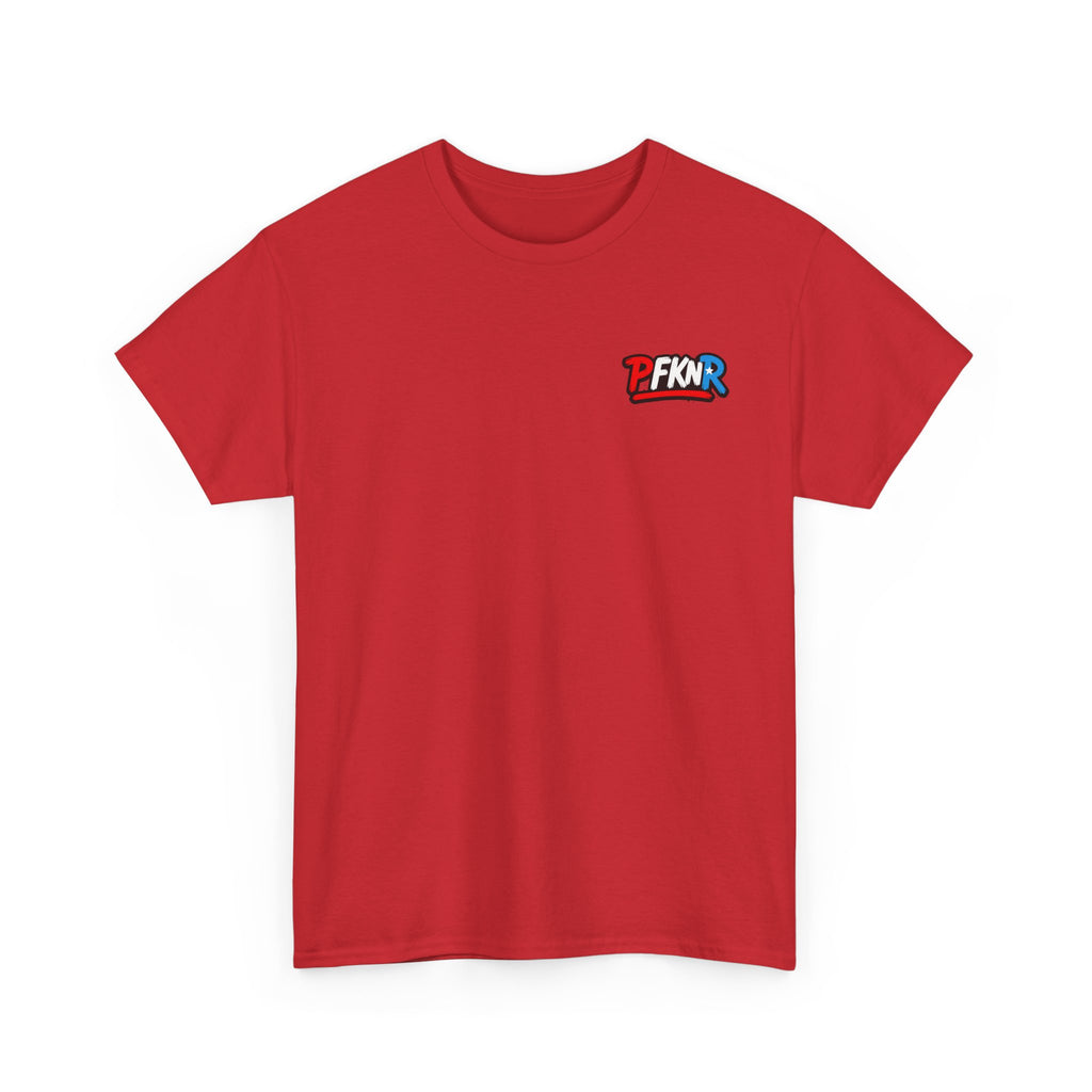Unisex Heavy Cotton Tee - PFKNR Small Logo Shirt, Casual Wear, Gift for Him/Her, Streetwear, Everyday Style, Comfortable Tee