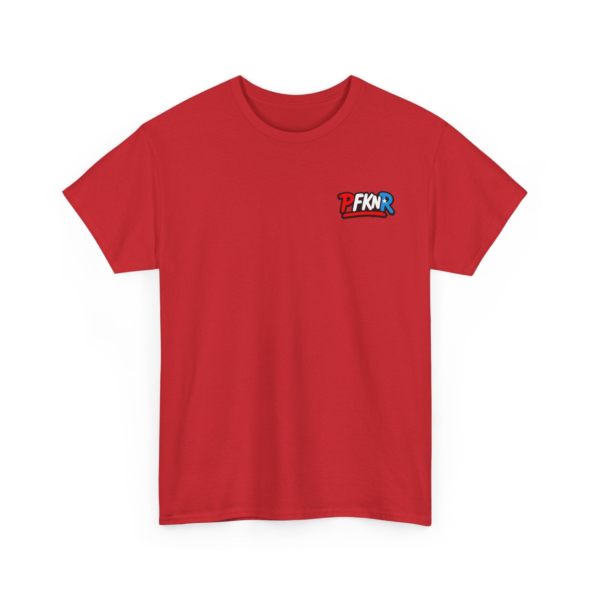 Unisex Heavy Cotton Tee - PFKNR Small Logo Shirt, Casual Wear, Gift for Him/Her, Streetwear, Everyday Style, Comfortable Tee
