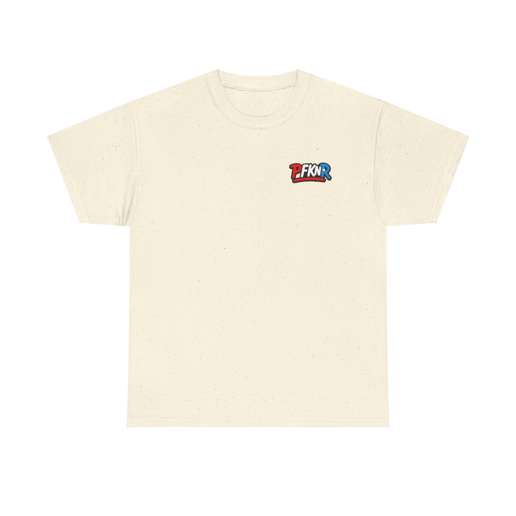 Unisex Heavy Cotton Tee - PFKNR Small Logo Shirt, Casual Wear, Gift for Him/Her, Streetwear, Everyday Style, Comfortable Tee