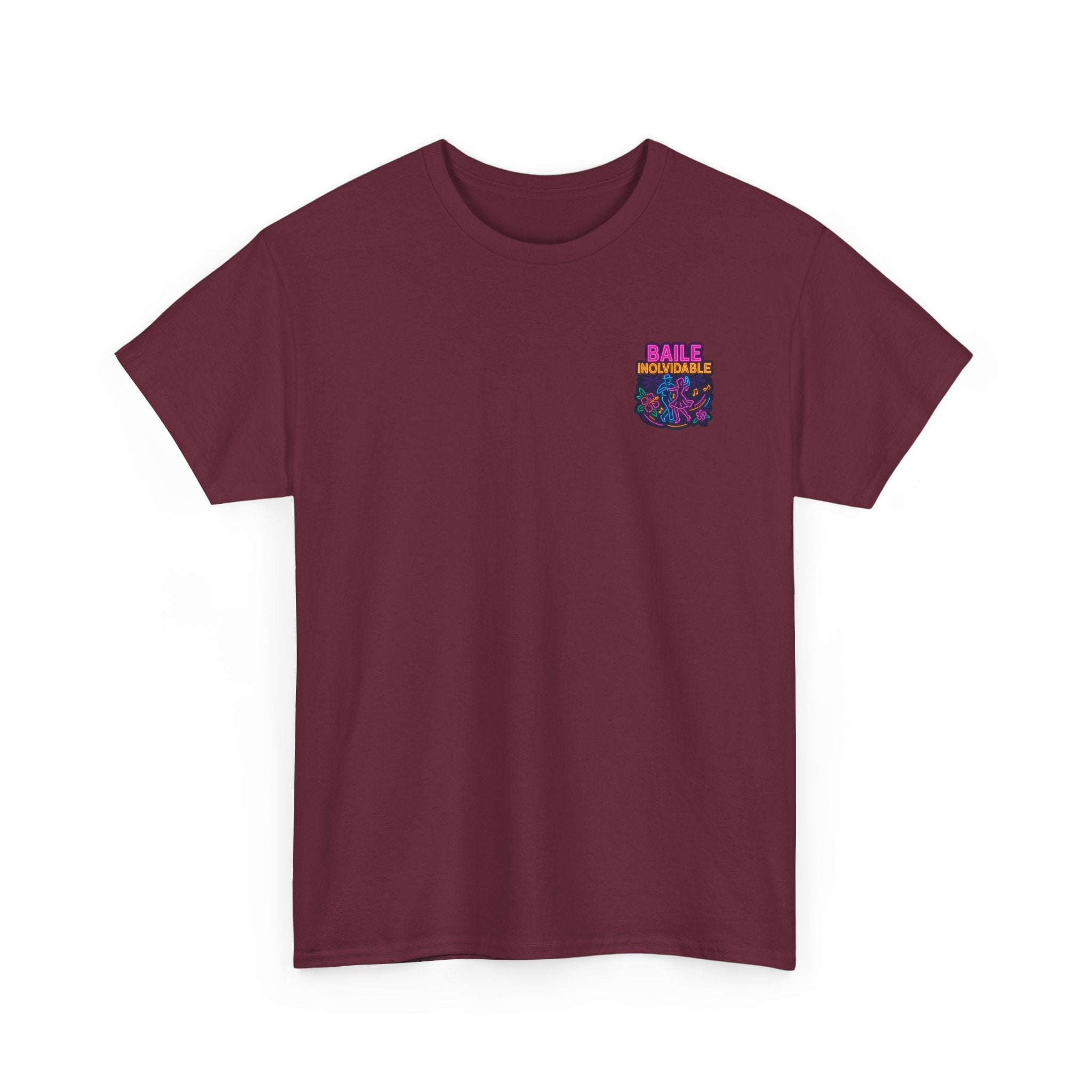 Unisex Heavy Cotton Tee - Colorful 'Baile Inolvidable' T-Shirt